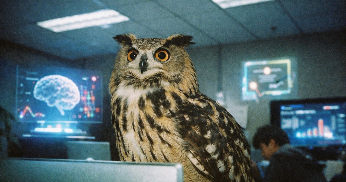 Diverse team in a retro tech setting collaborates on AI-driven education solutions, capturing 90s film vibes.