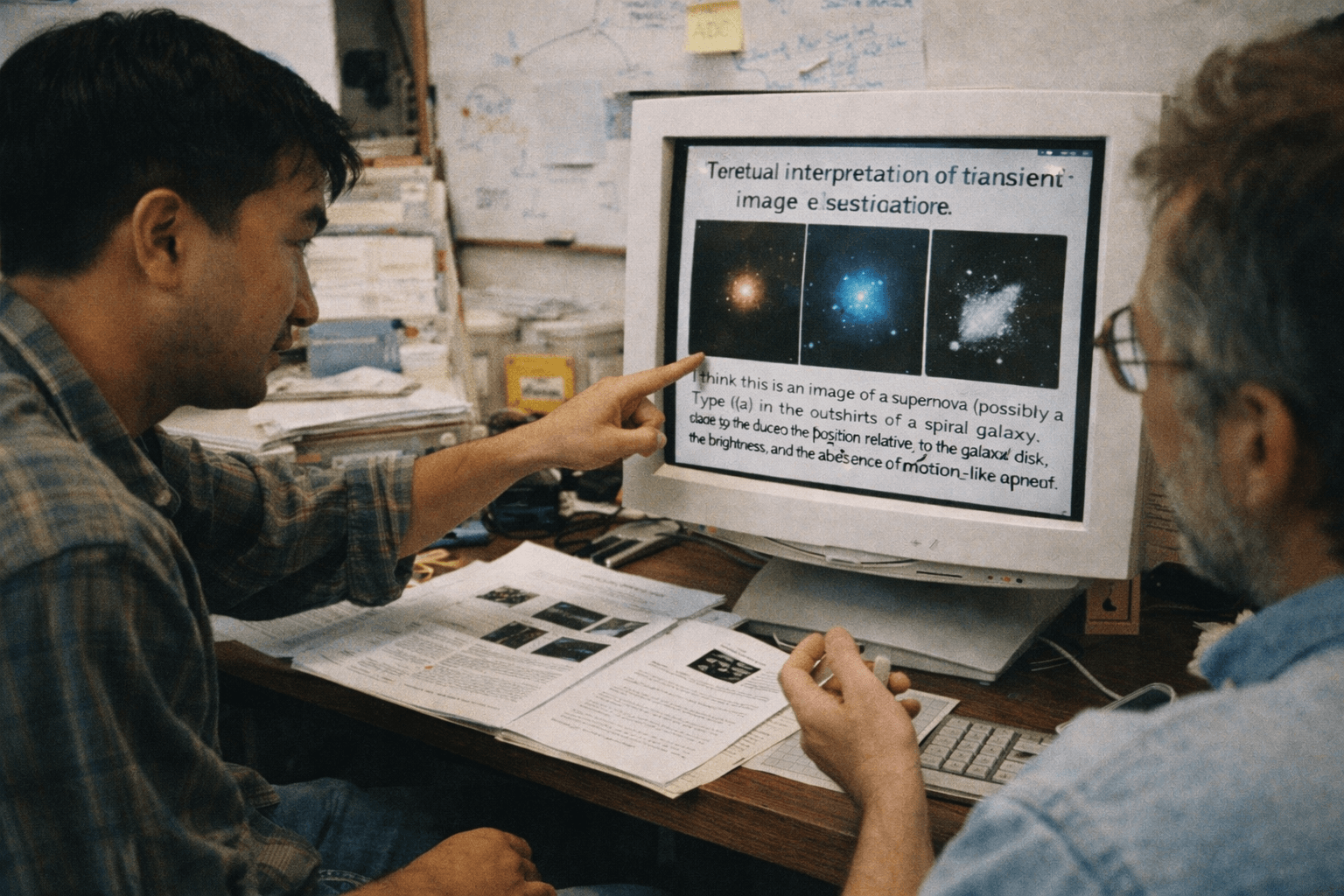 Scientific illustration of transient image classification