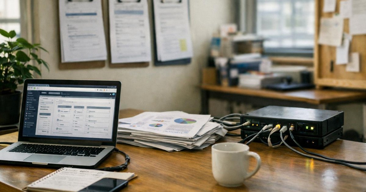 Marketing operations professional auditing lead data flow between CRM and marketing platform to improve automation reliability and campaign accuracy