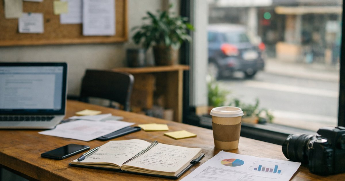 Marketing professional configuring a Meta ad campaign in Ads Manager with audience targeting, budget settings, and conversion tracking visible on screen