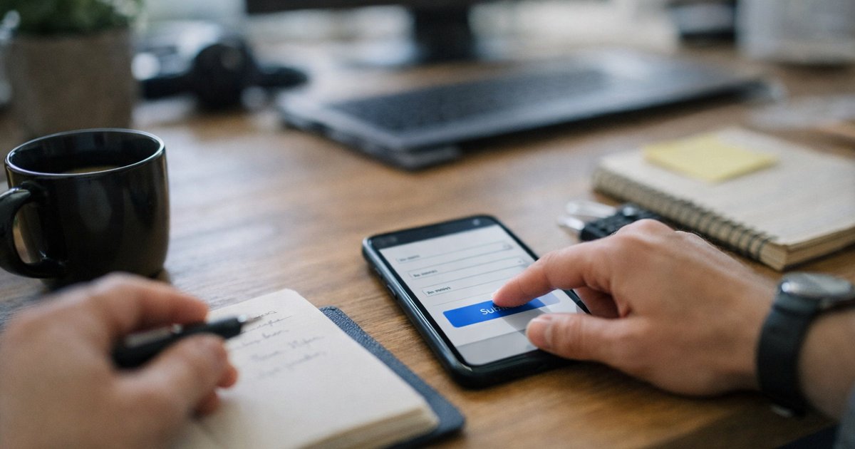 Sales representative receiving a routed lead and immediately starting follow-up contact while the prospect's intent is still fresh