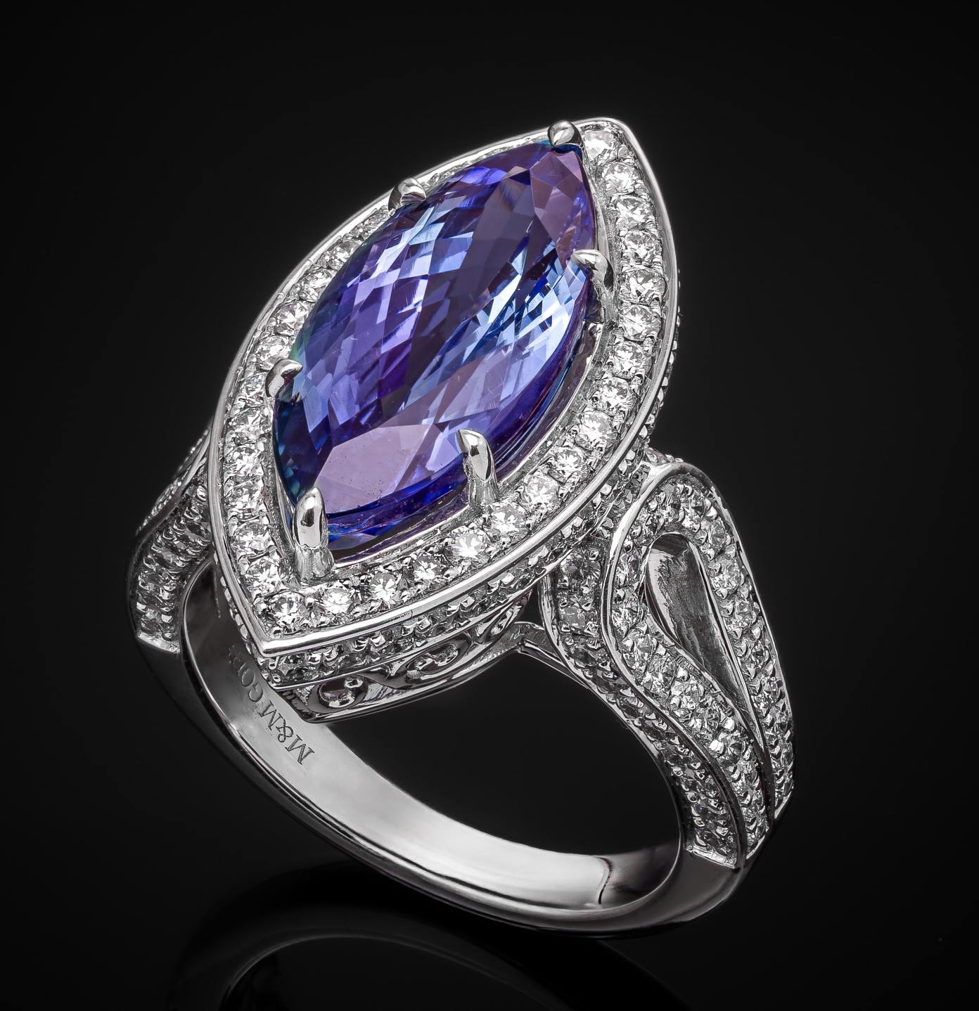 Pierścionek "MidnightTanzanite™"