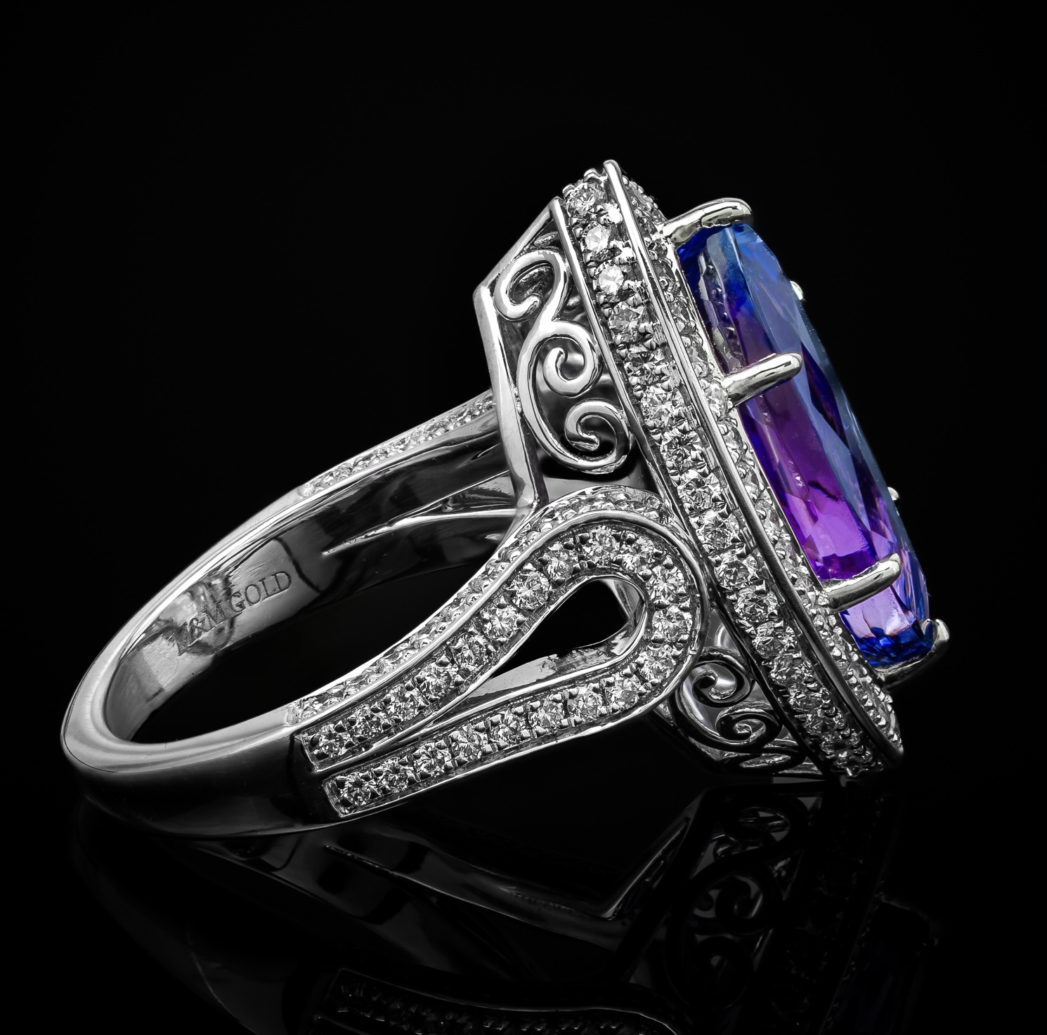 Pierścionek "MidnightTanzanite™"