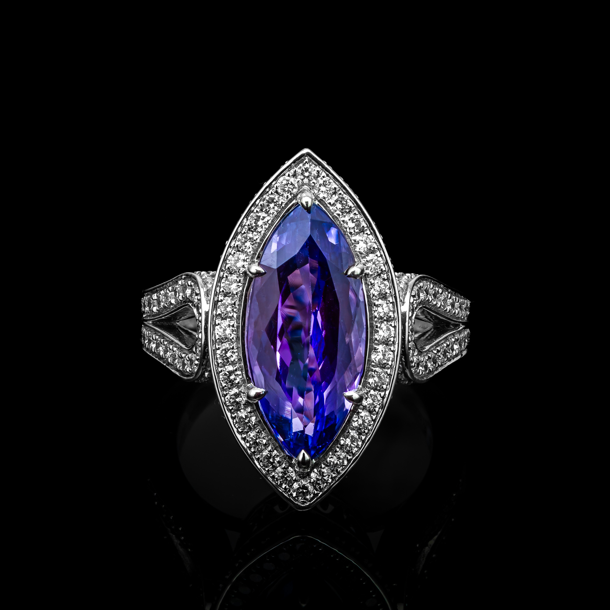 Pierścionek "MidnightTanzanite™"
