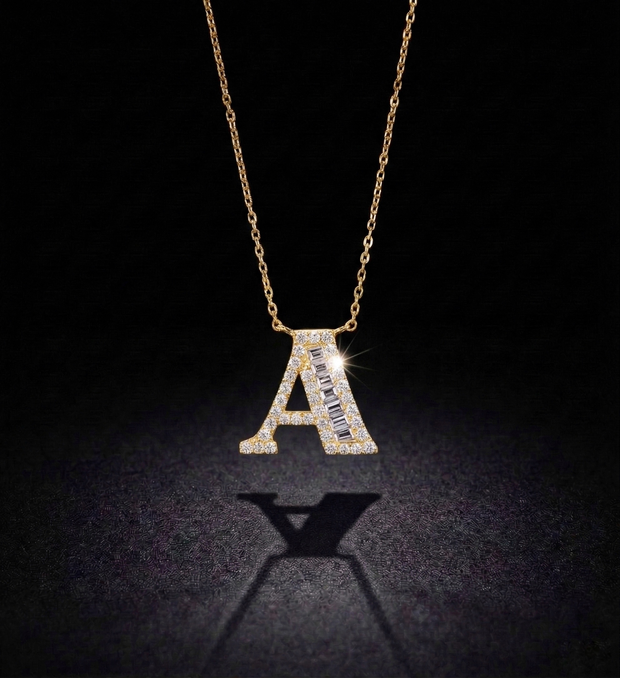 Naszyjnik z literą A "Collier Première Lettre™"