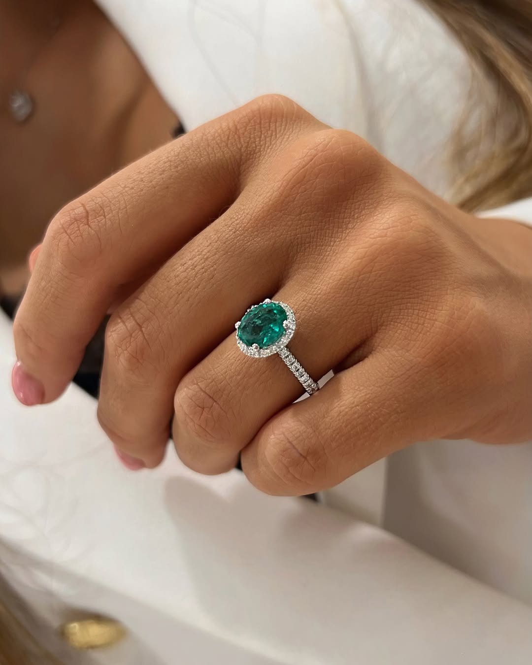 Pierścionek "EmeraldSignature™"