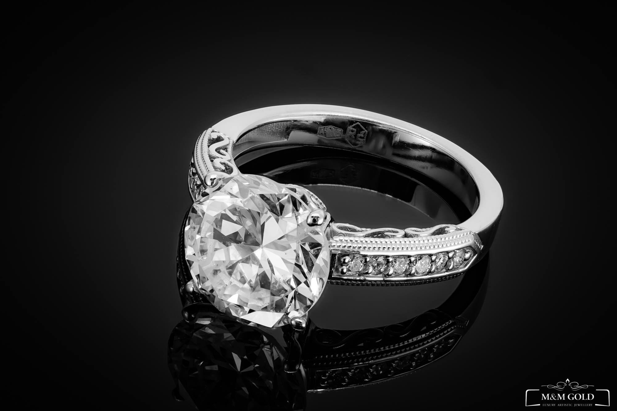 Pierścionek "WhiteLuxury™" 4.40ct