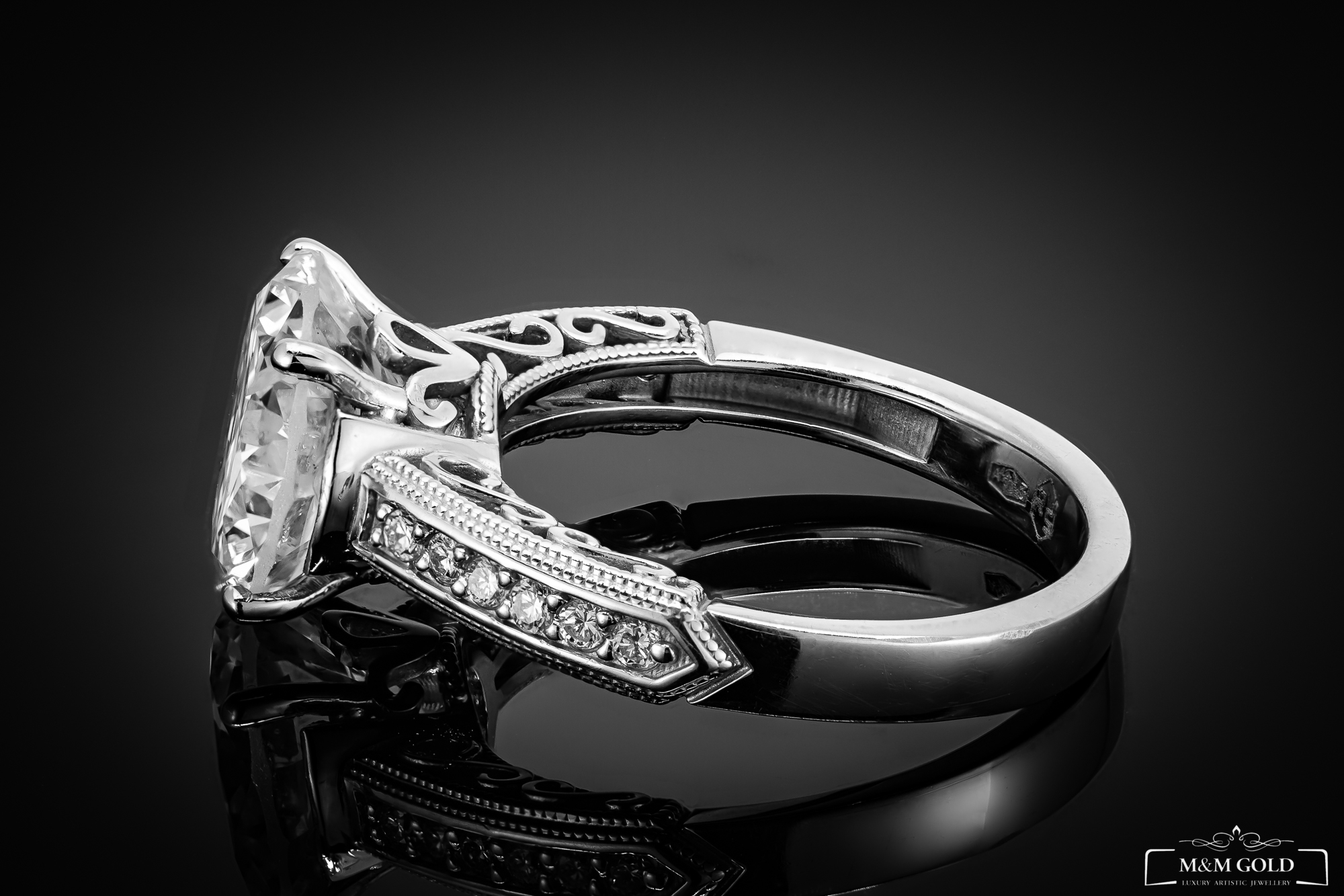 Pierścionek "WhiteLuxury™" 4.40ct