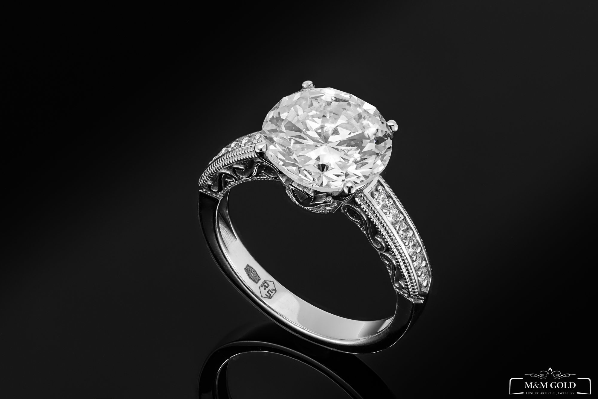 Pierścionek "WhiteLuxury™" 4.40ct