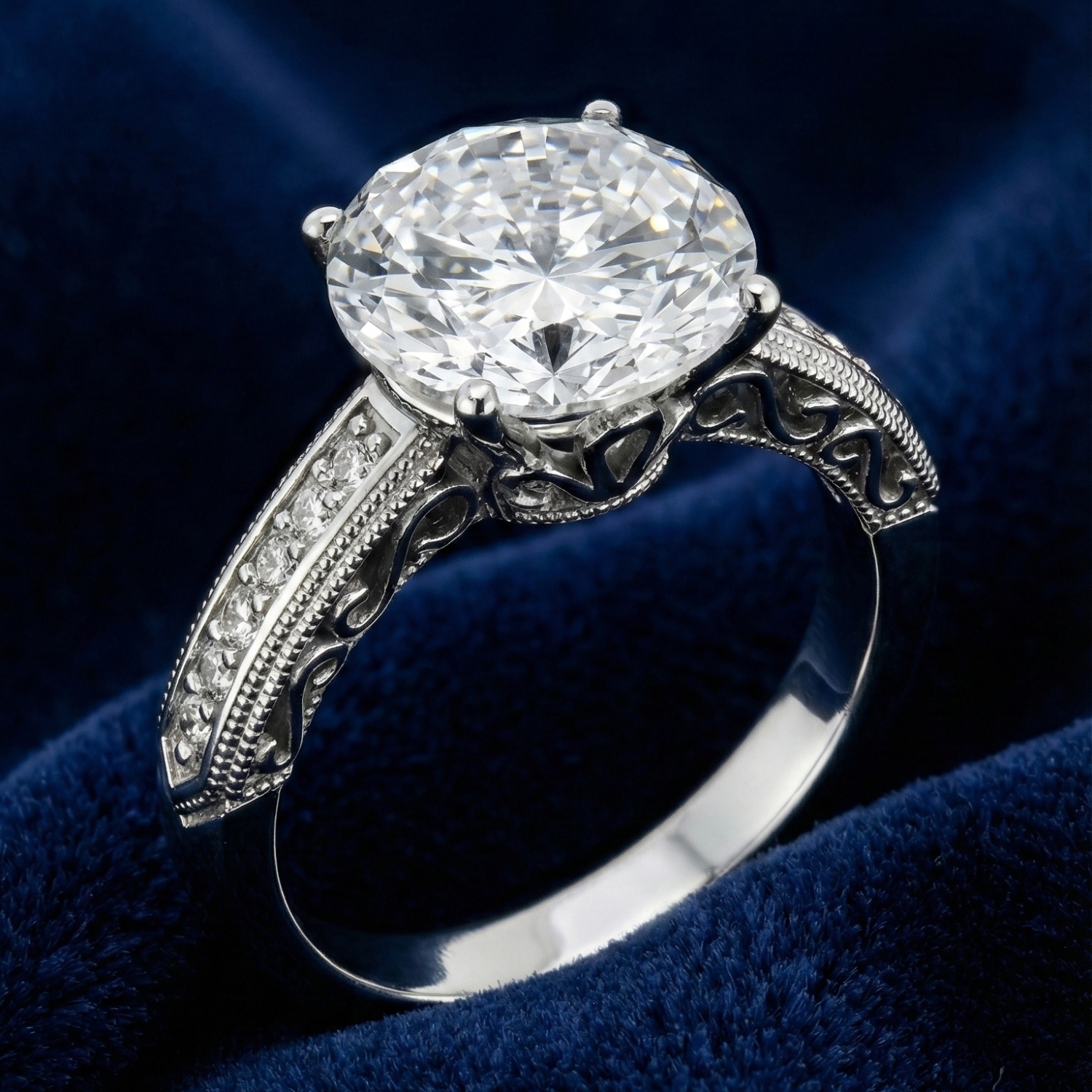 Pierścionek "WhiteLuxury™" 4.40ct