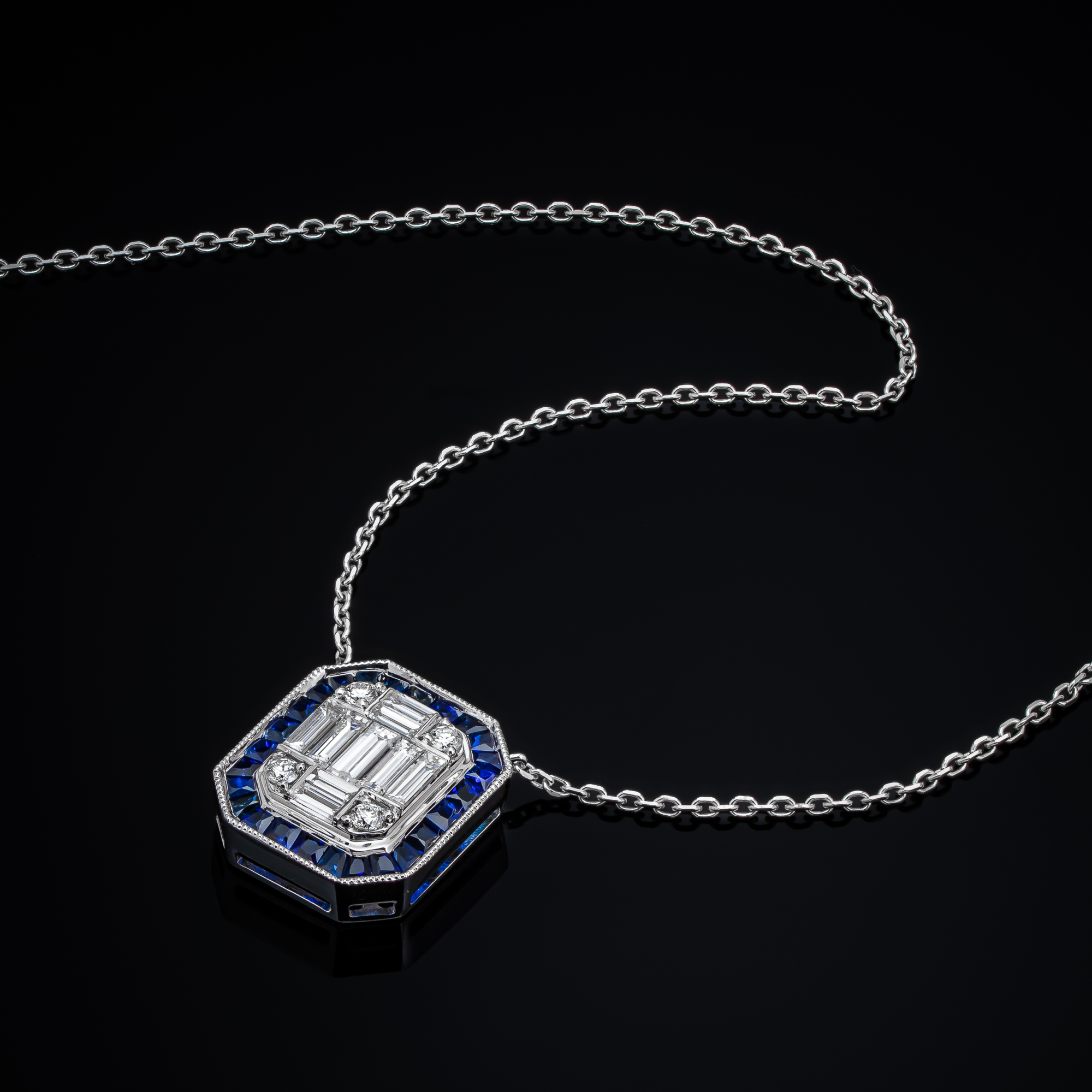 Naszyjnik "BlueSapphire™"