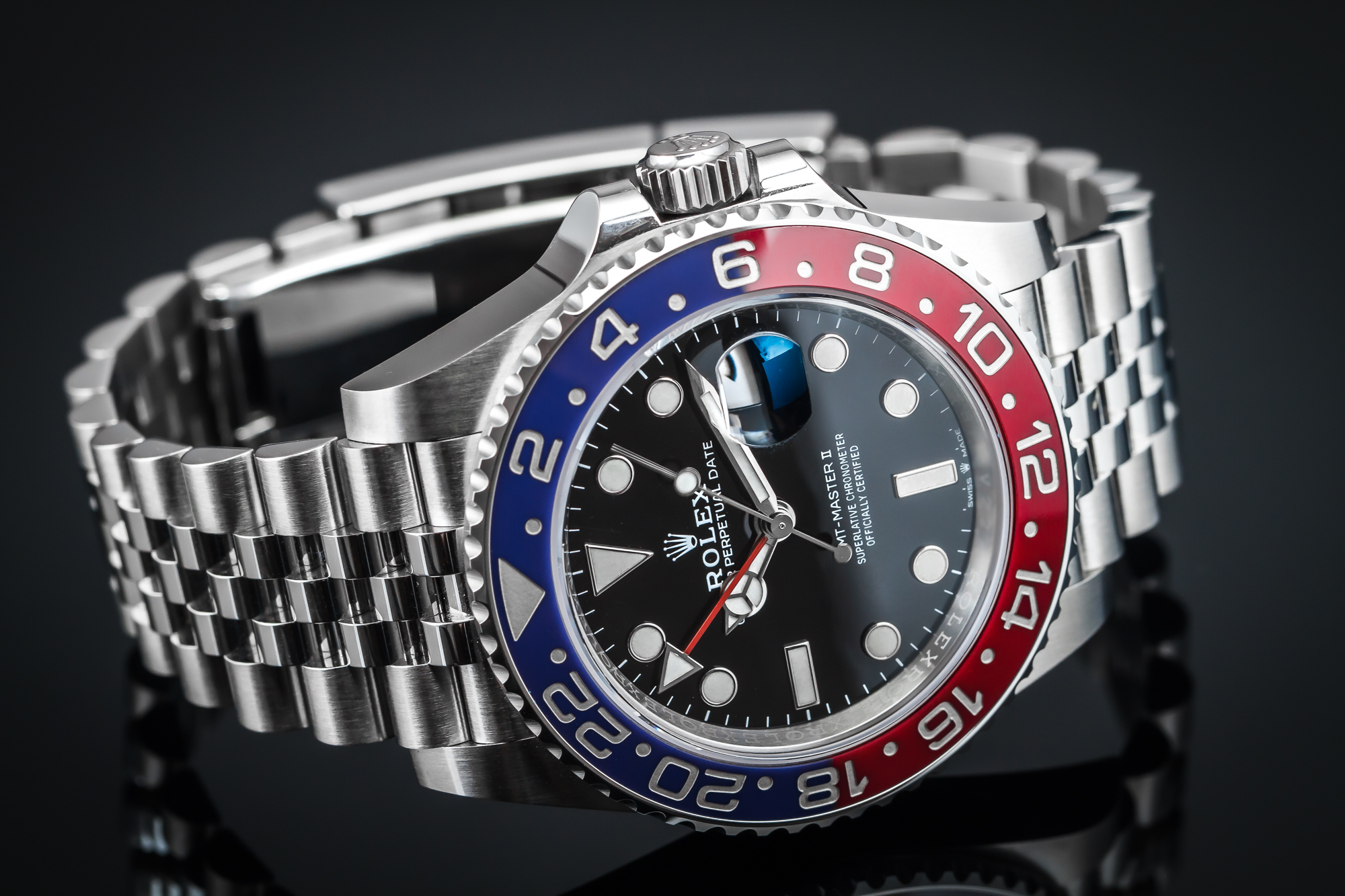 ROLEX GMT MASTER II  Pepsi na Jubilee, discontinued 126710BLRO miniatura 3
