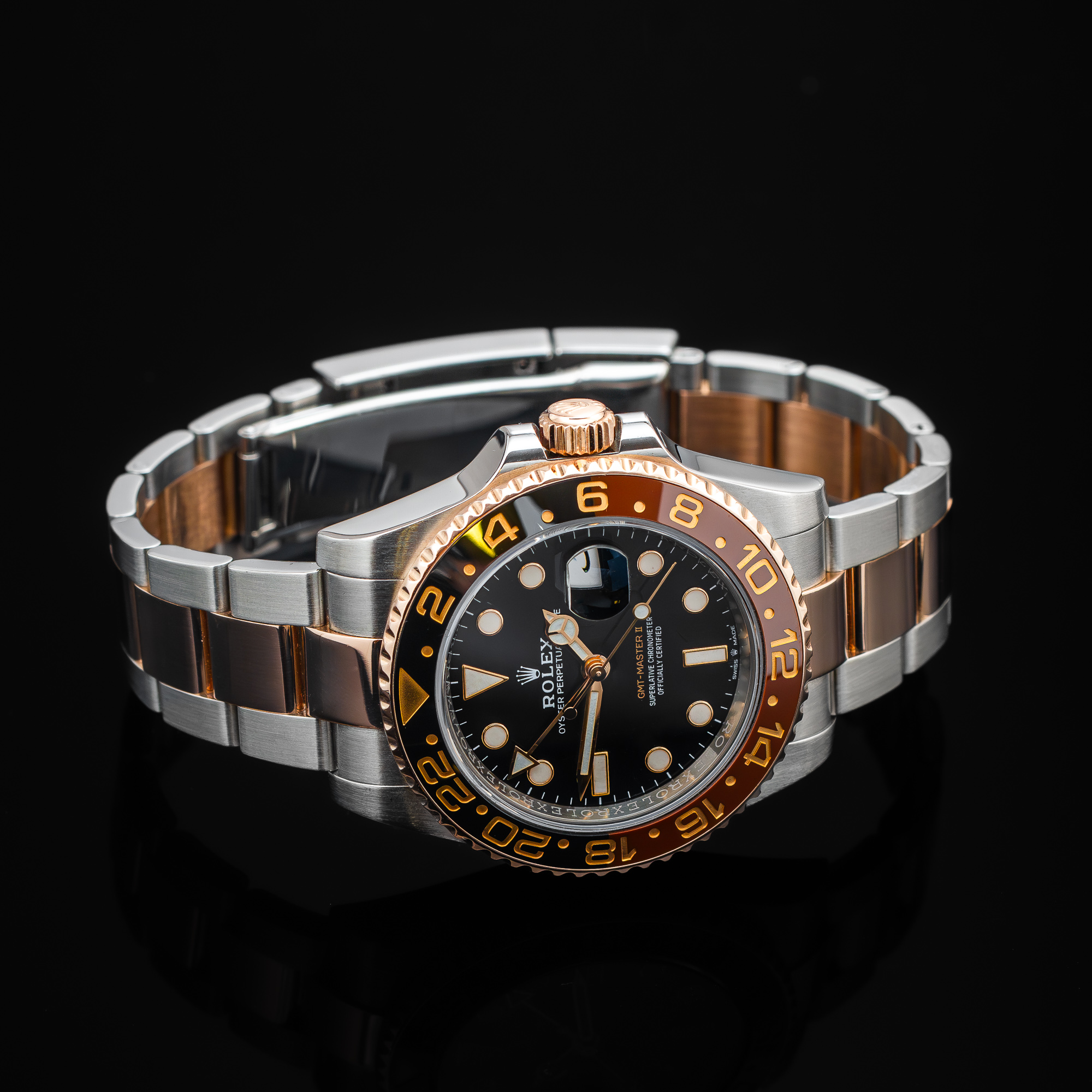 ROLEX GMT MASTER II Root Beer, Two Tone 126711CHNR miniatura 2
