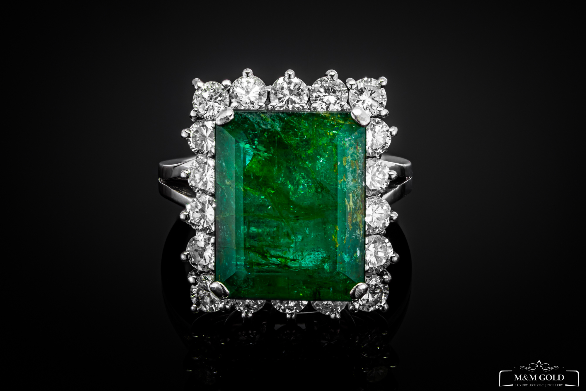 Pierścionek "EmeraldÉclat™"