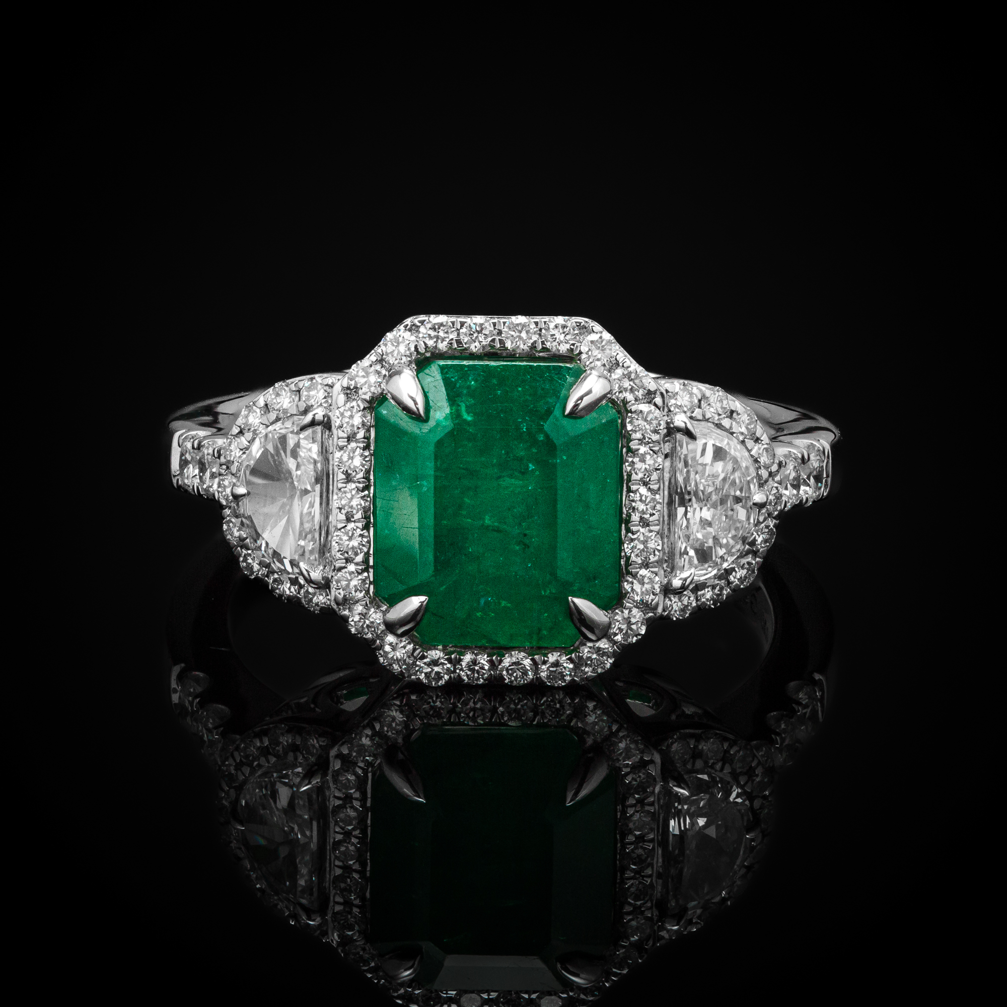 Pierścionek "RoyalEmerald™"