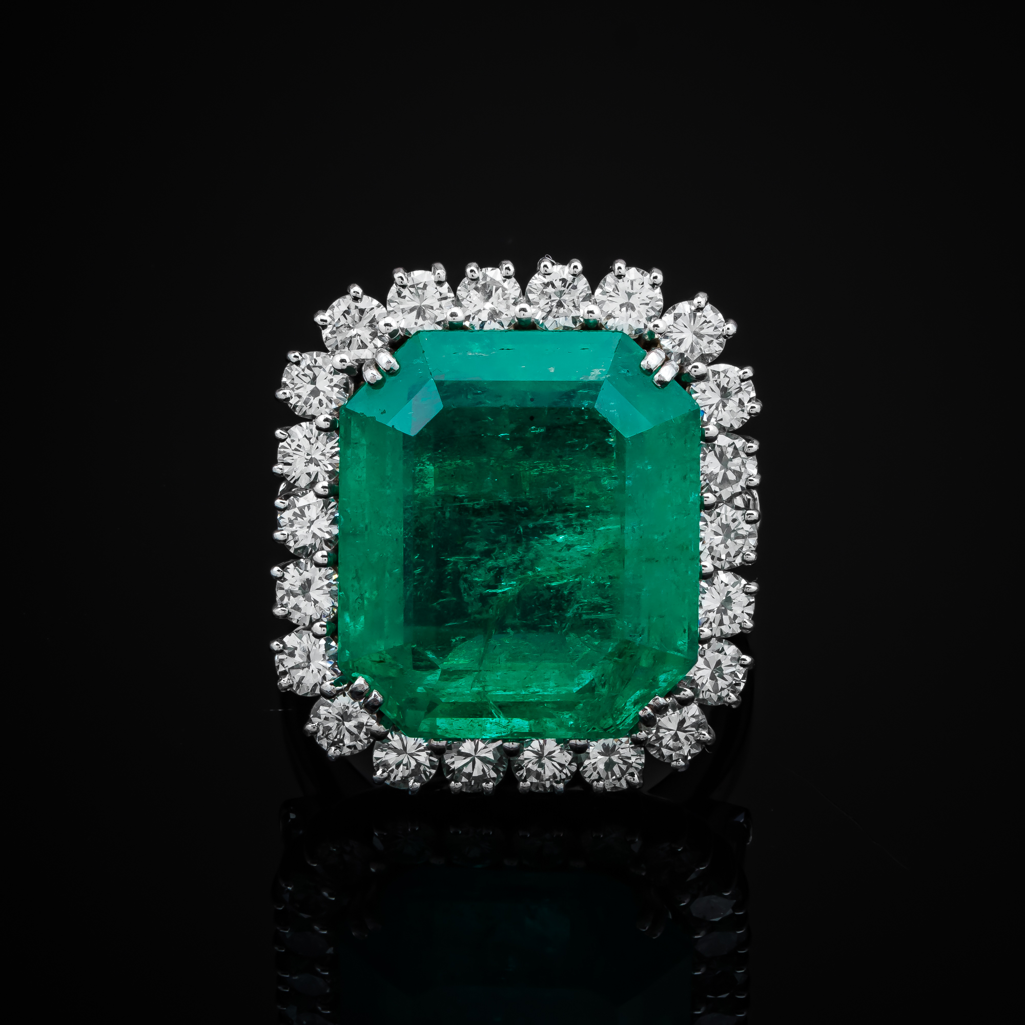 Pierścionek "EmeraldMasterpiece™"