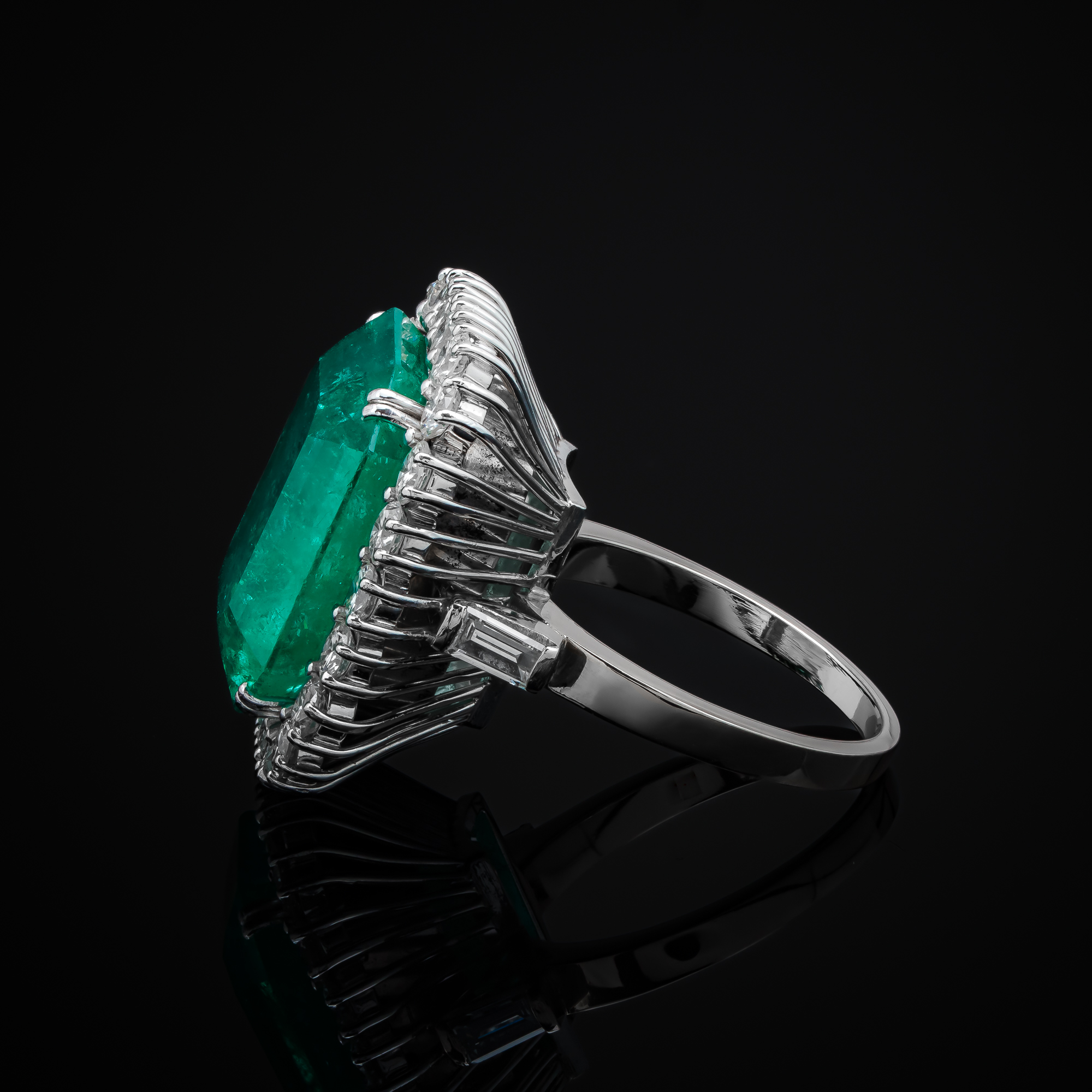 Pierścionek "EmeraldMasterpiece™"