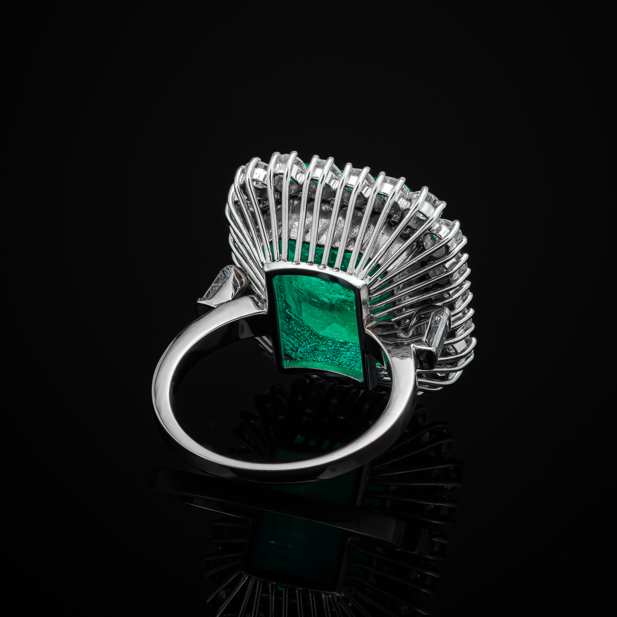 Pierścionek "EmeraldMasterpiece™"