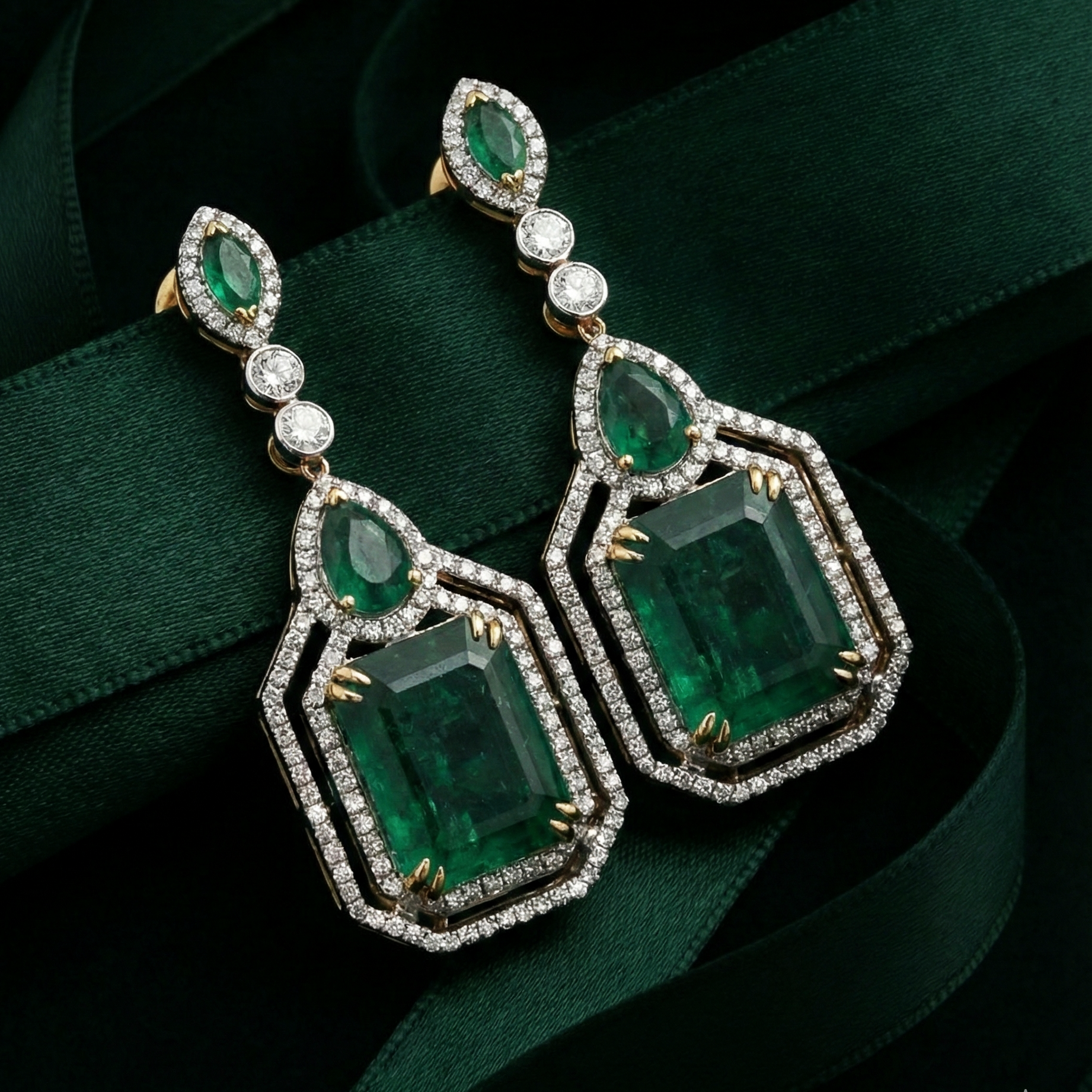 Kolczyki "ImperialEmerald™"
