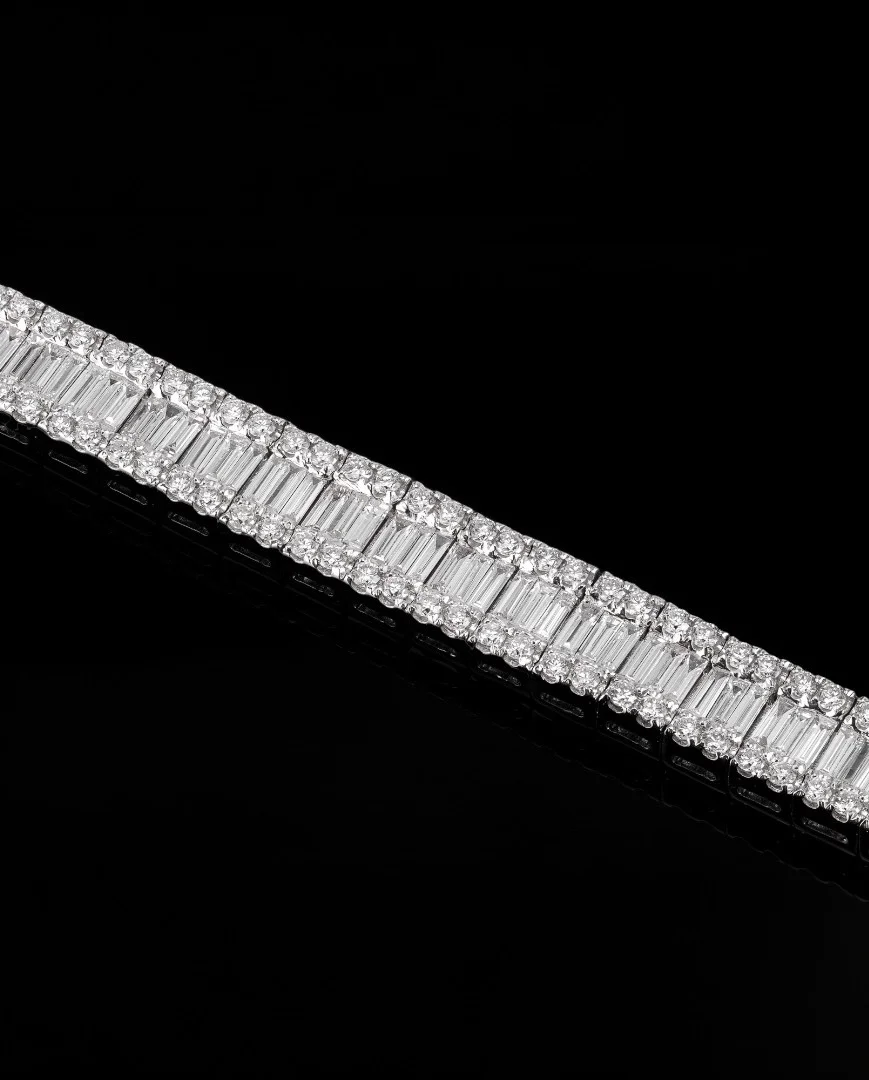 Bransoletka “InvisibleExcelsior™” 5.14 ct