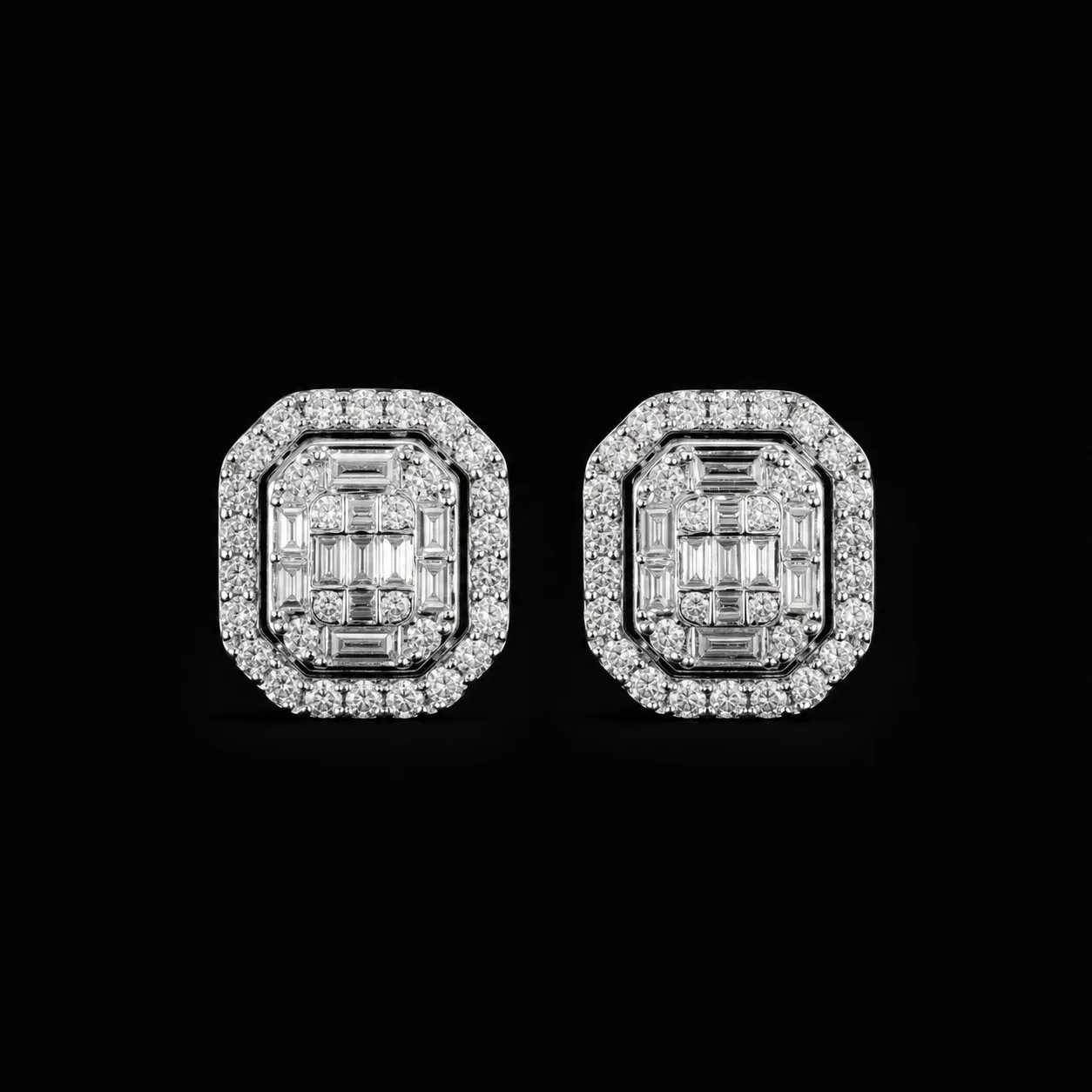 Kolczyki "InvisibleCarat™"