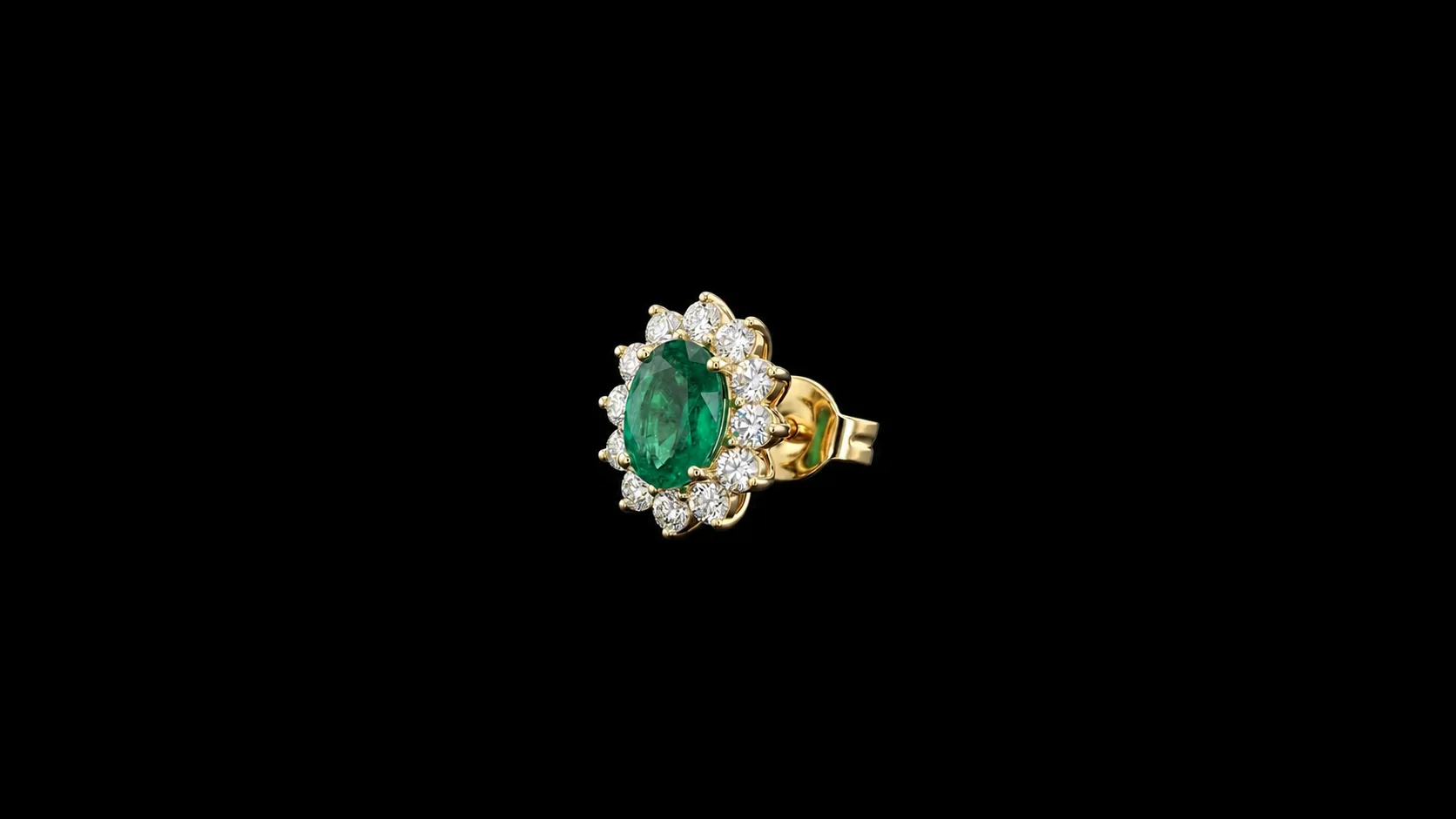 Kolczyki Kolczyki "EmeraldAllure™"