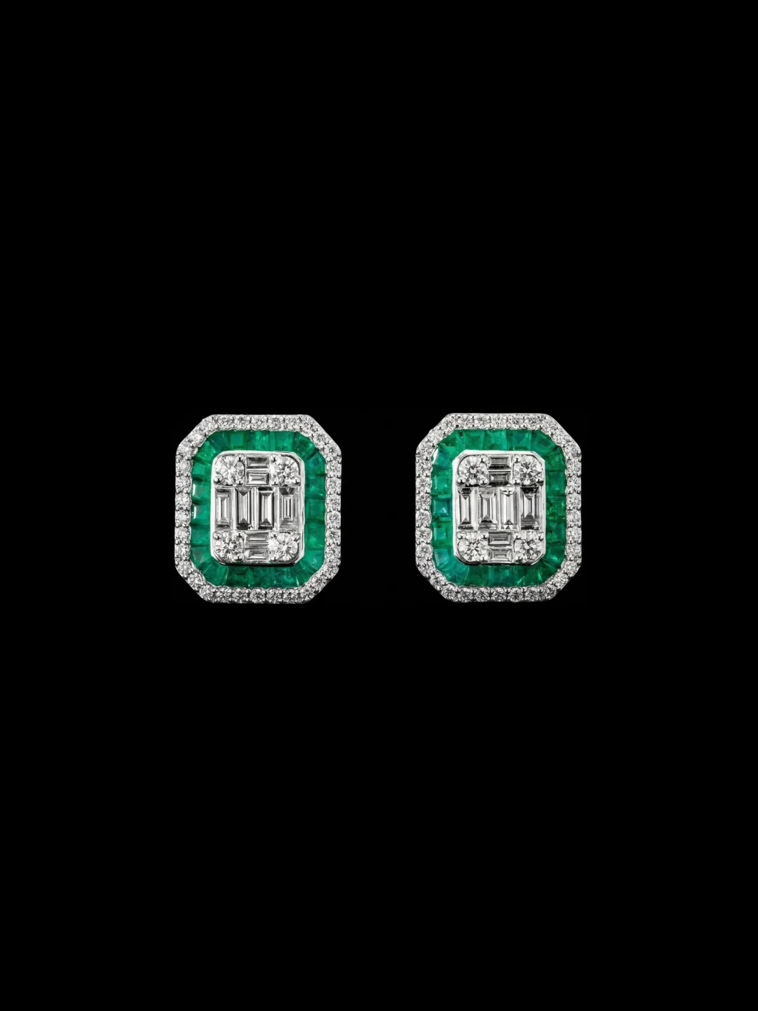 Kolczyki "EmeraldCrest™"