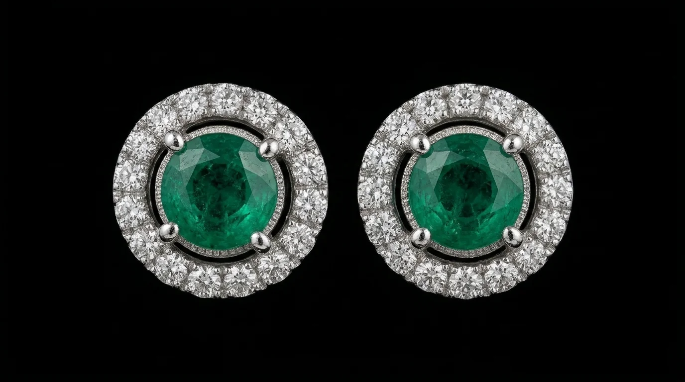 Kolczyki "EmeraldSignature™"
