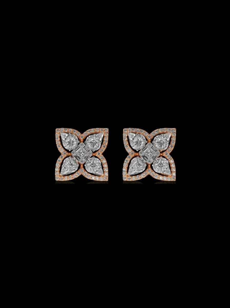 Kolczyki "SparkleBlossom™"