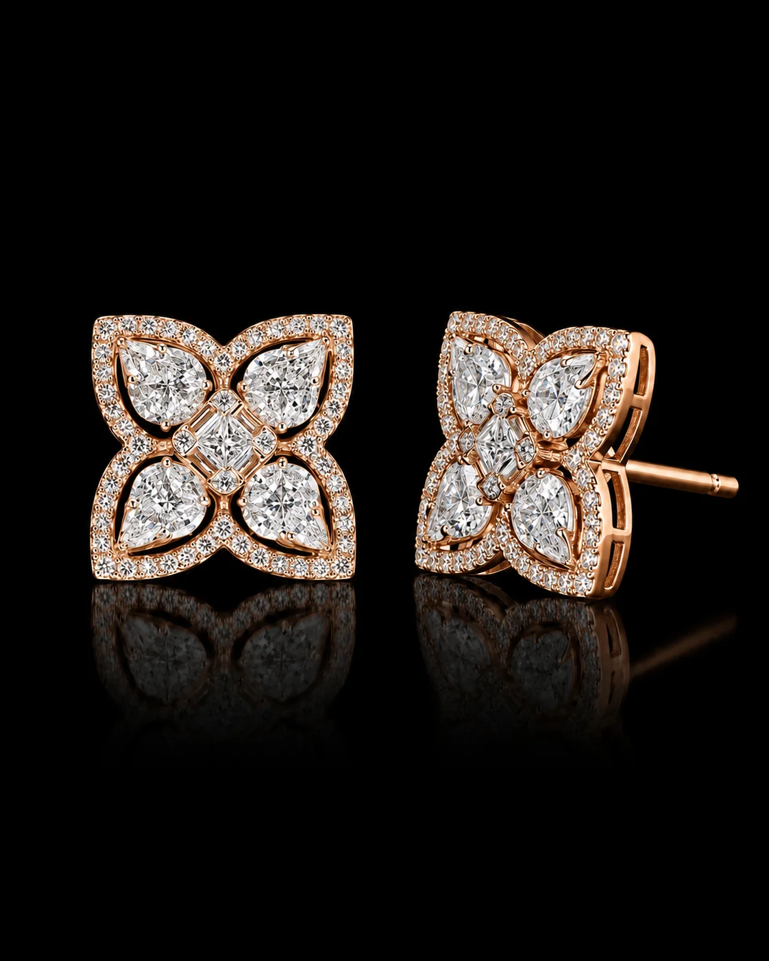 Kolczyki "SparkleBlossom™"