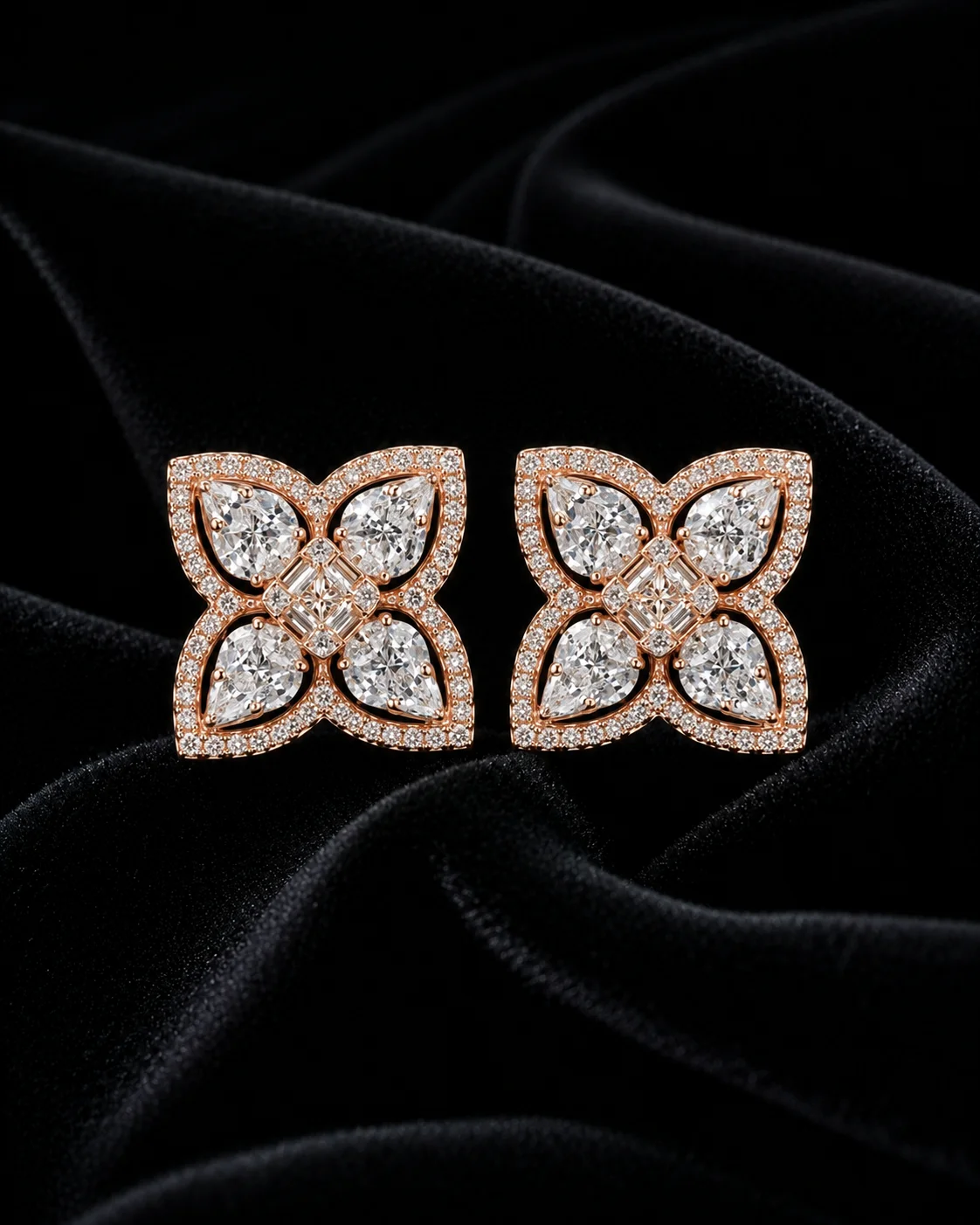 Kolczyki "SparkleBlossom™"