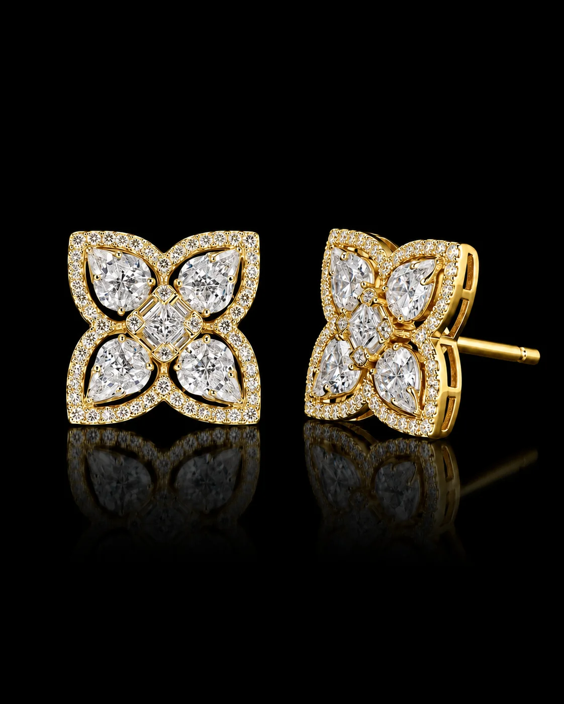 Kolczyki "SparkleBlossom™"