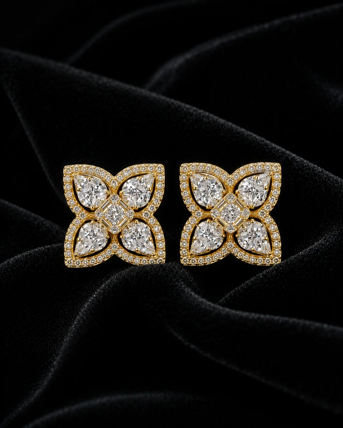Kolczyki "SparkleBlossom™"