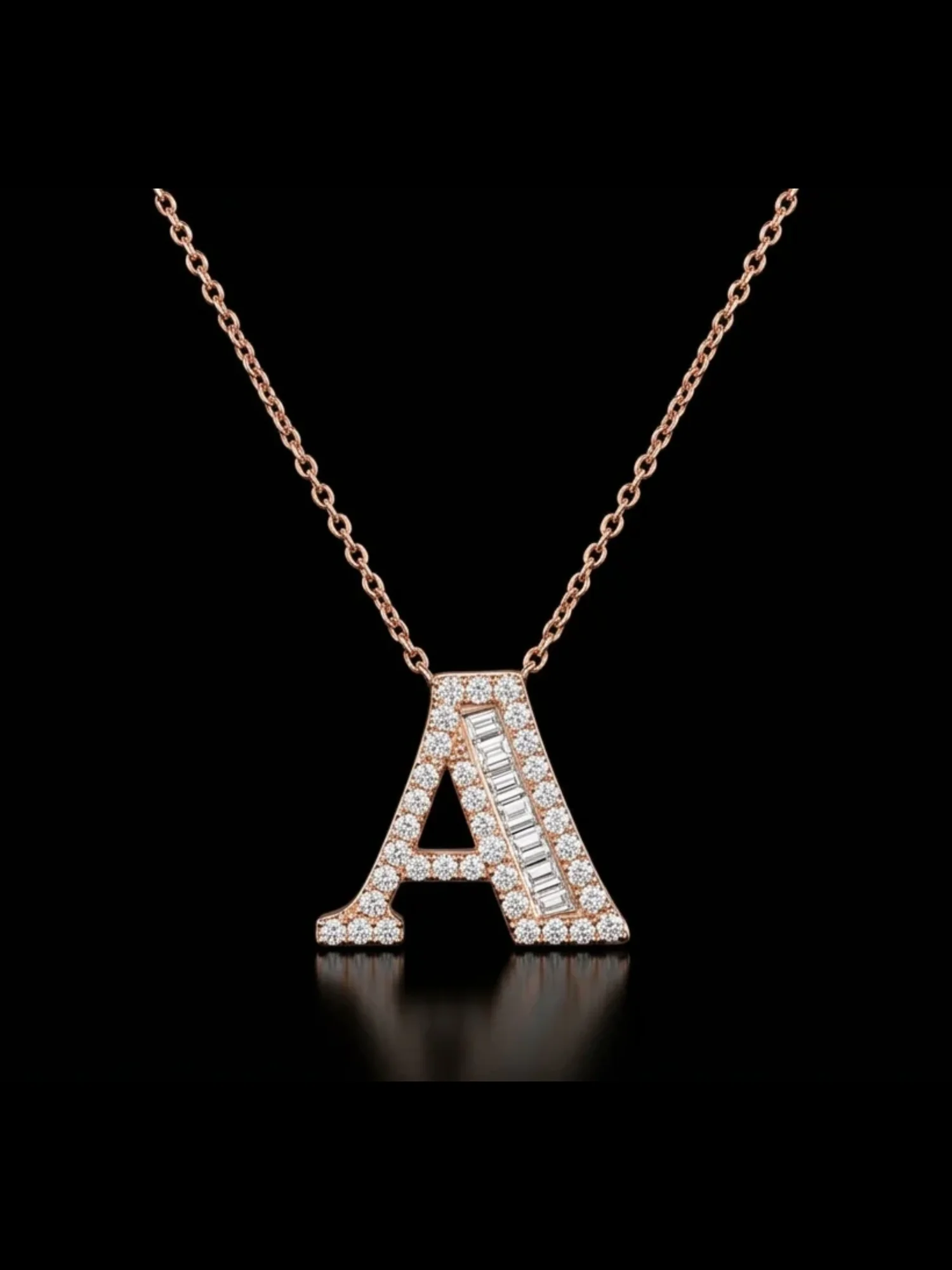 Naszyjnik z literą A "Collier Première Lettre™"