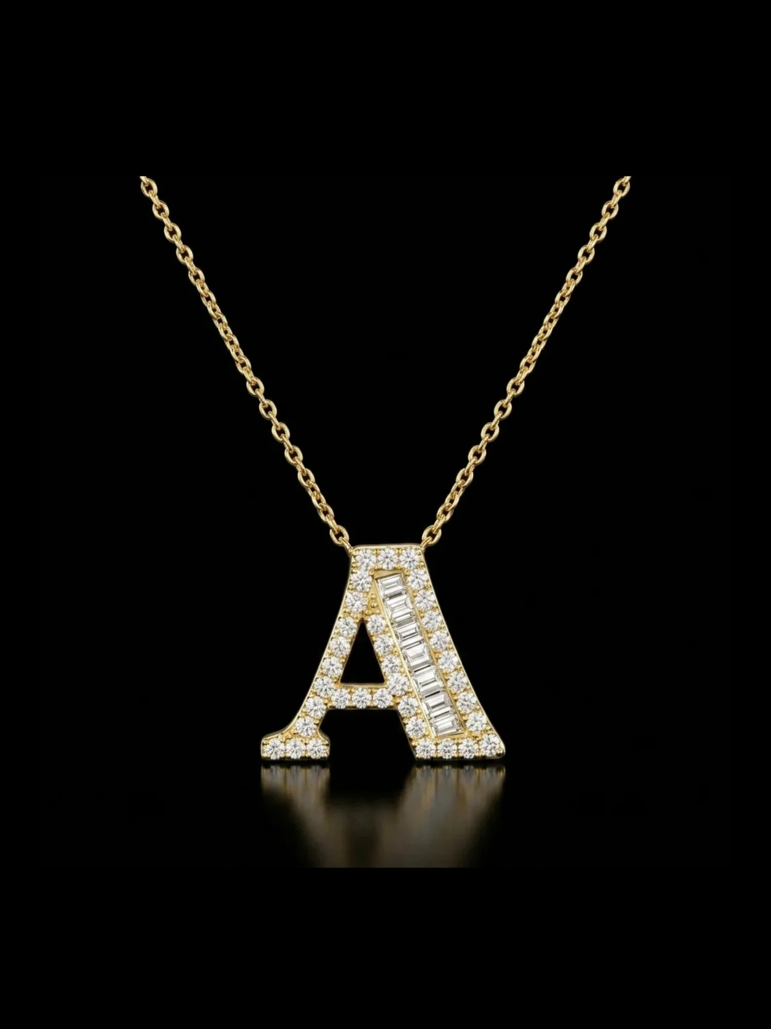 Naszyjnik z literą A "Collier Première Lettre™"