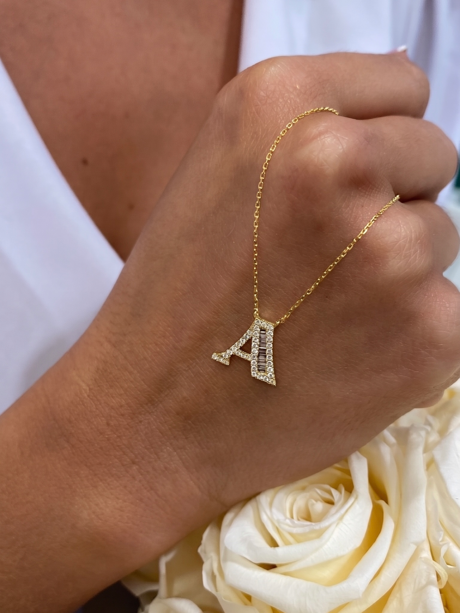 Naszyjnik z literą A "Collier Première Lettre™"