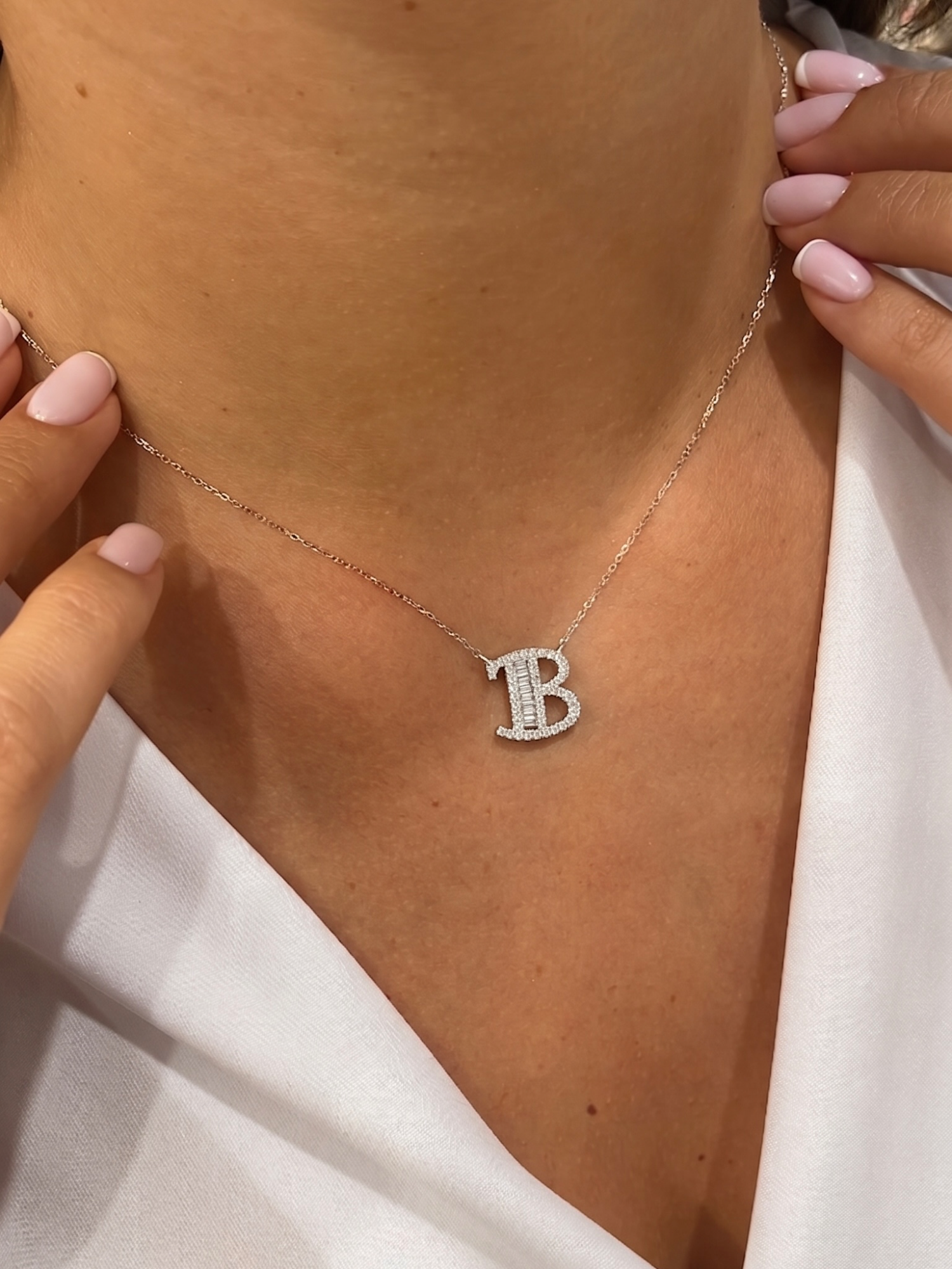 Letter B "Collier Première Lettre™" Necklace, photo 5