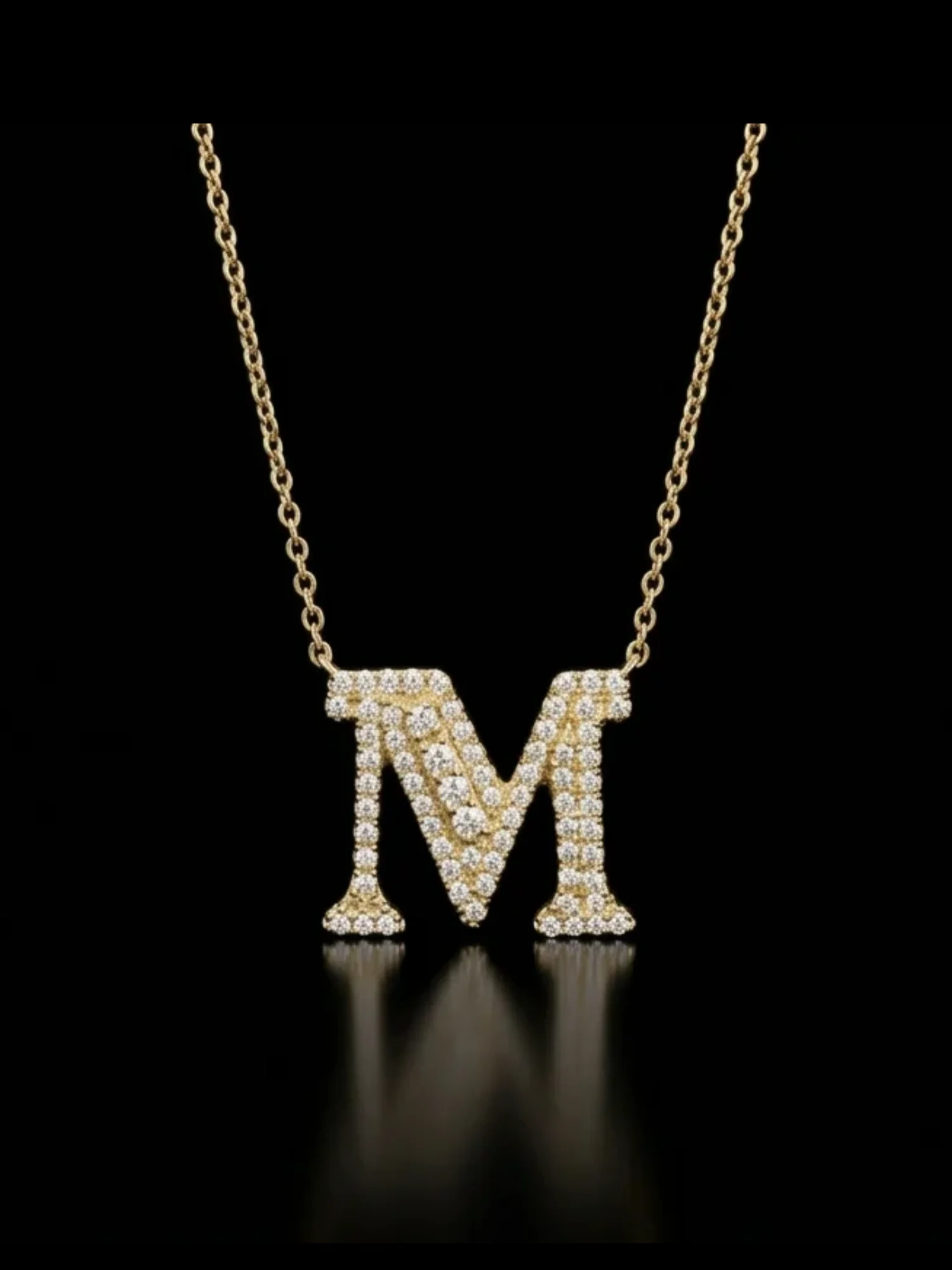 Naszyjnik z literą M "Collier Première Lettre™"