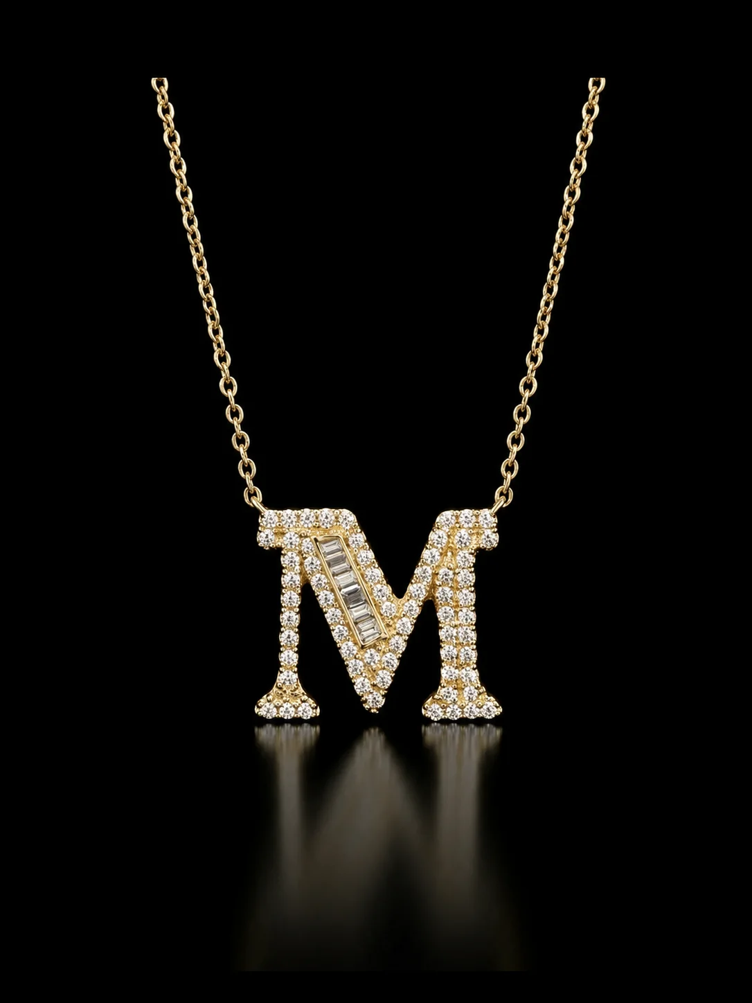 Naszyjnik z literą M "Collier Première Lettre™"