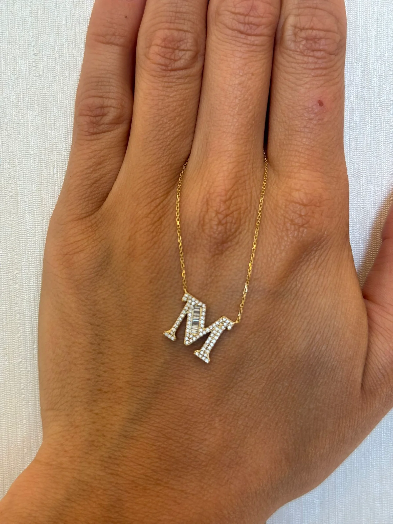 M Letter Necklace "Collier Première Lettre™", photo 2