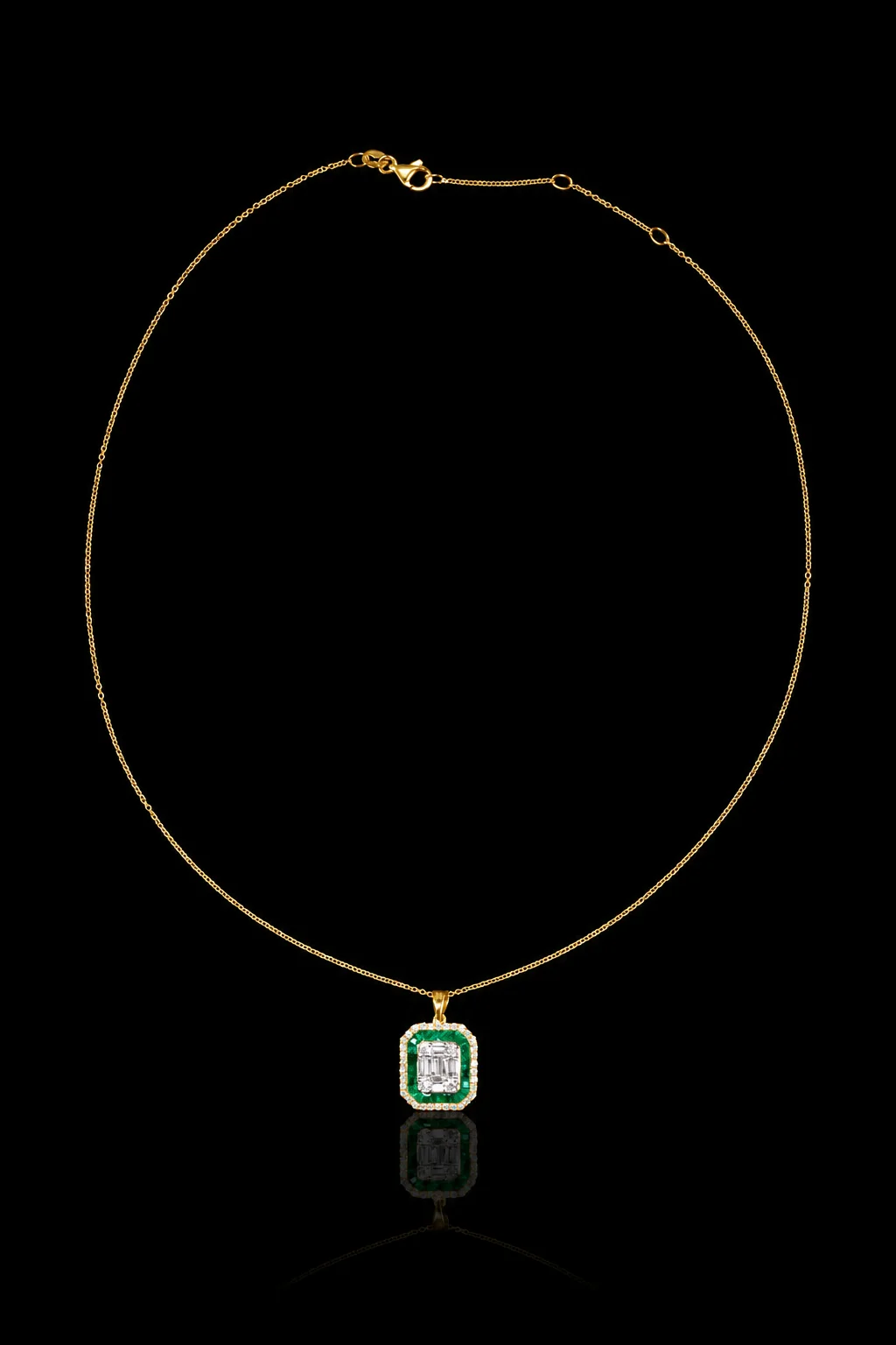 Naszyjnik "EmeraldVogue™"