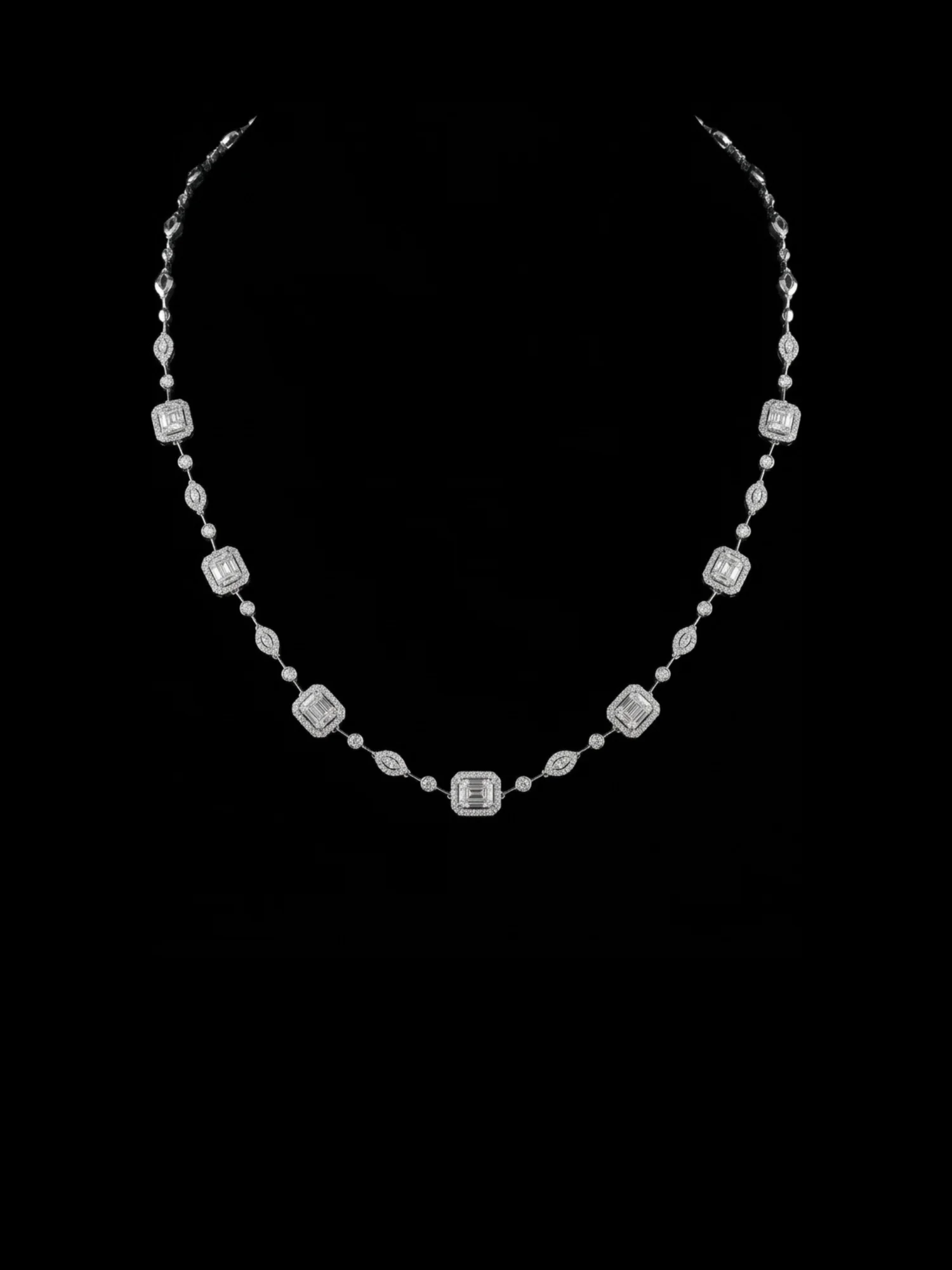 Naszyjnik "Invisible™" 3.00 ct