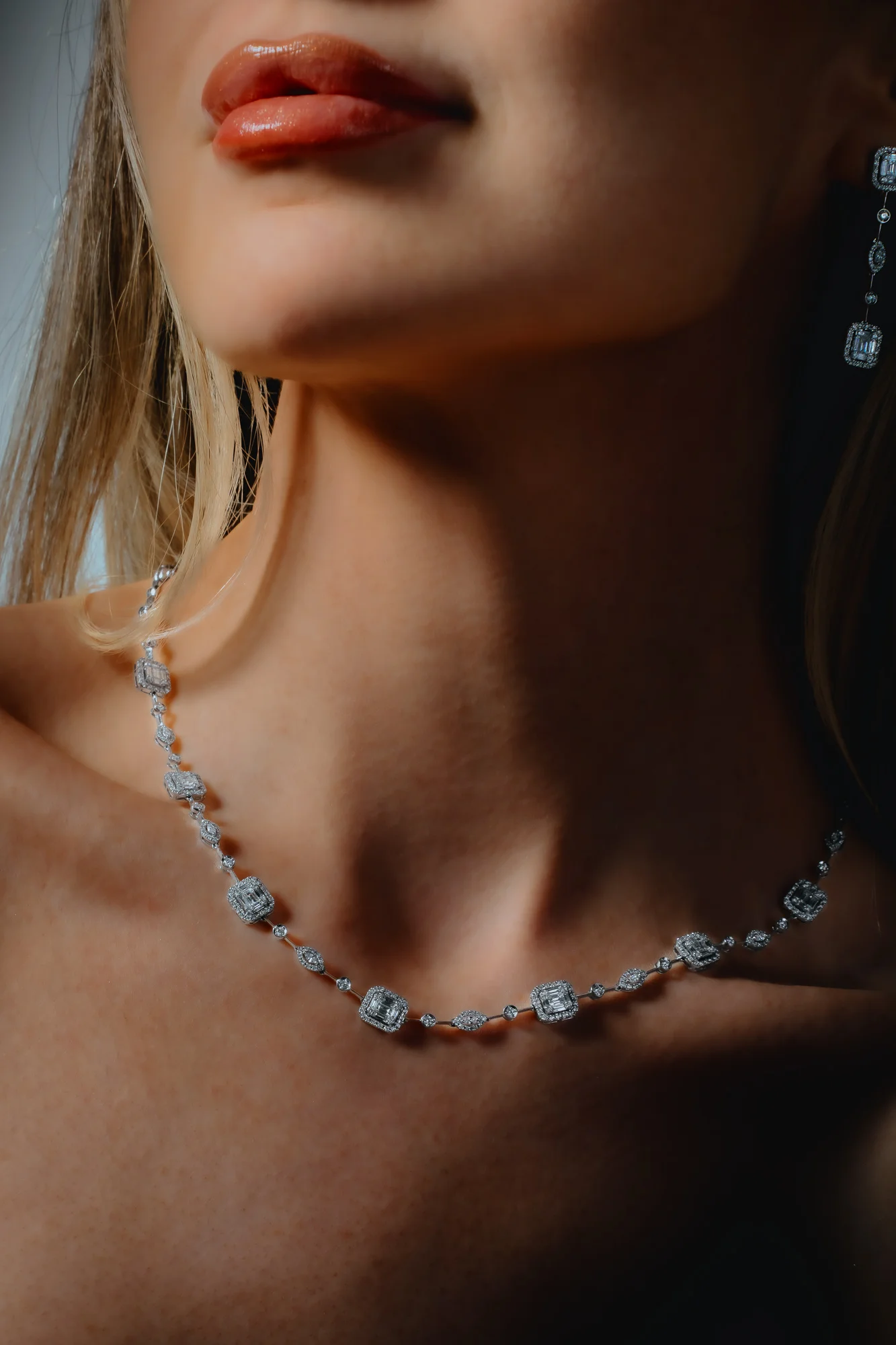 "Invisible™" Necklace 3.00 ct, photo 2