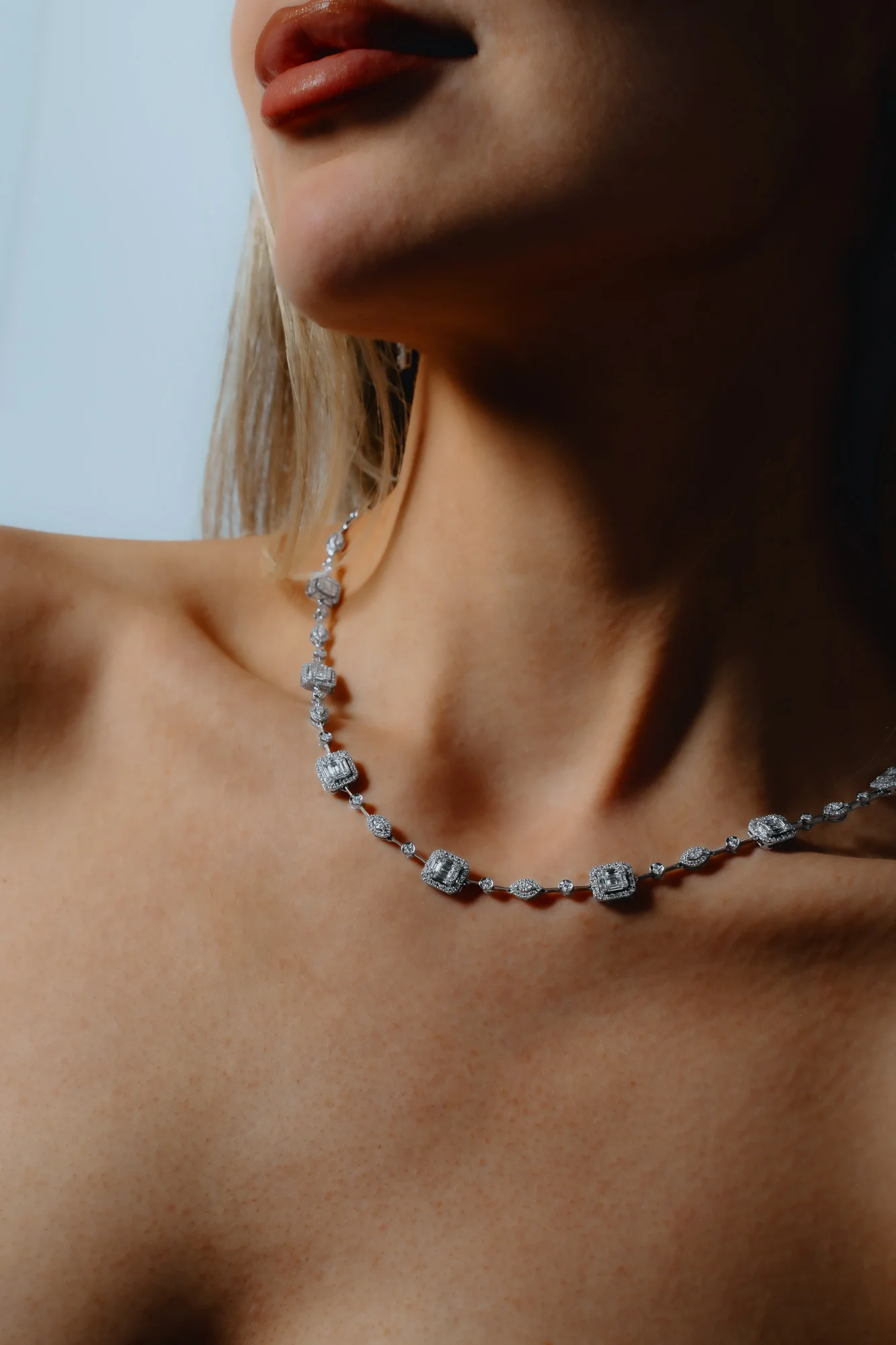 "Invisible™" Necklace 3.00 ct, photo 11