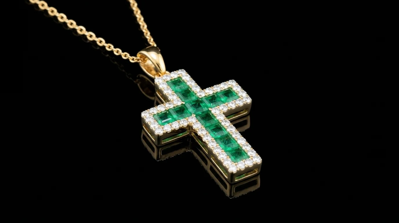 Naszyjnik "EmeraldEssence™"