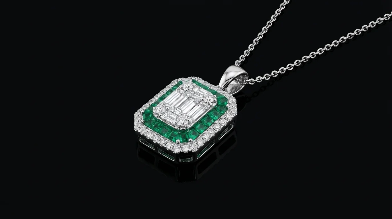 Naszyjnik "EmeraldVogue™"