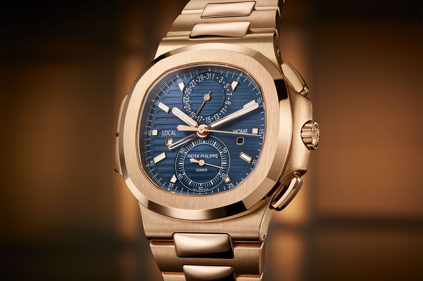 Patek Philippe Nautilus Travel Time Chronograph 5990/1R miniatura 6