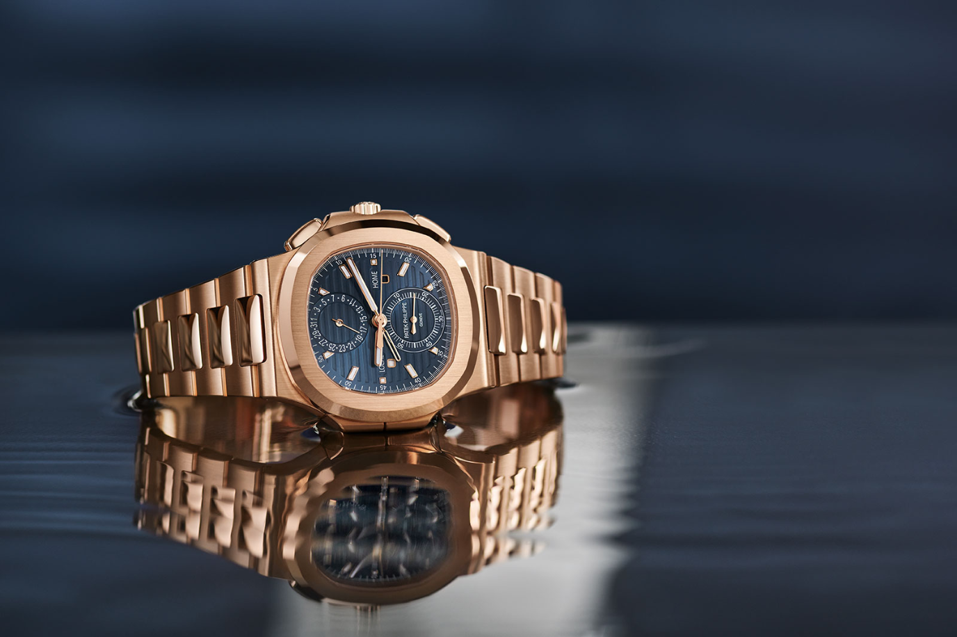 Patek Philippe Nautilus Travel Time Chronograph 5990/1R miniatura 7