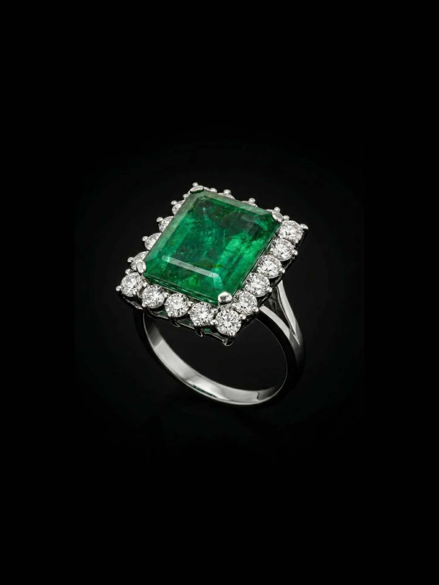 Pierścionek "EmeraldÉclat™"