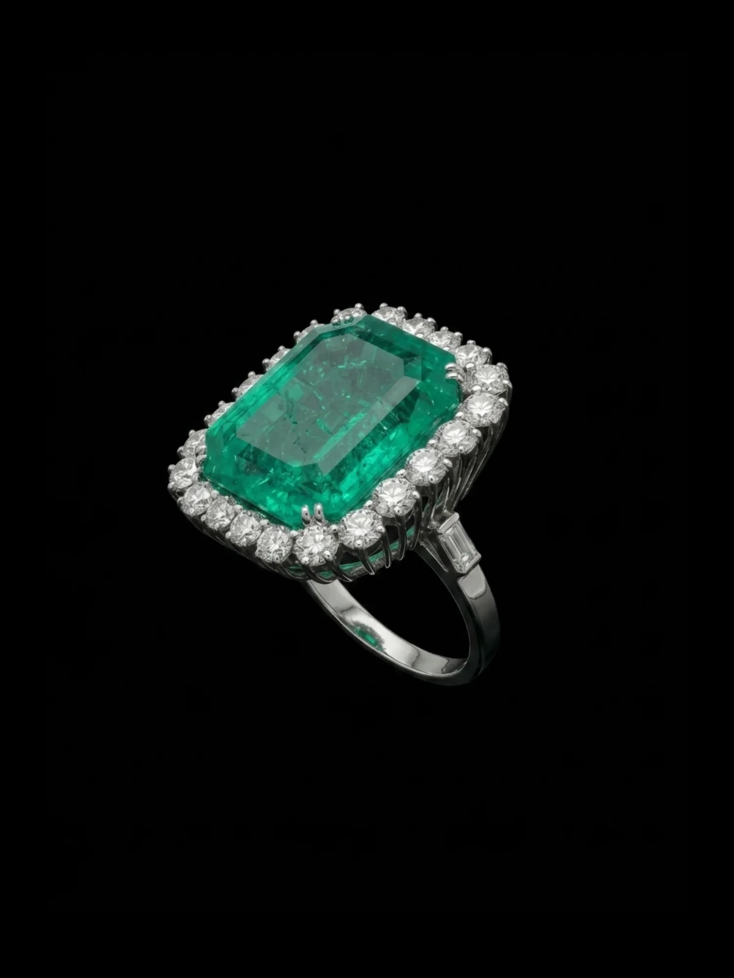 Pierścionek "EmeraldMasterpiece™"